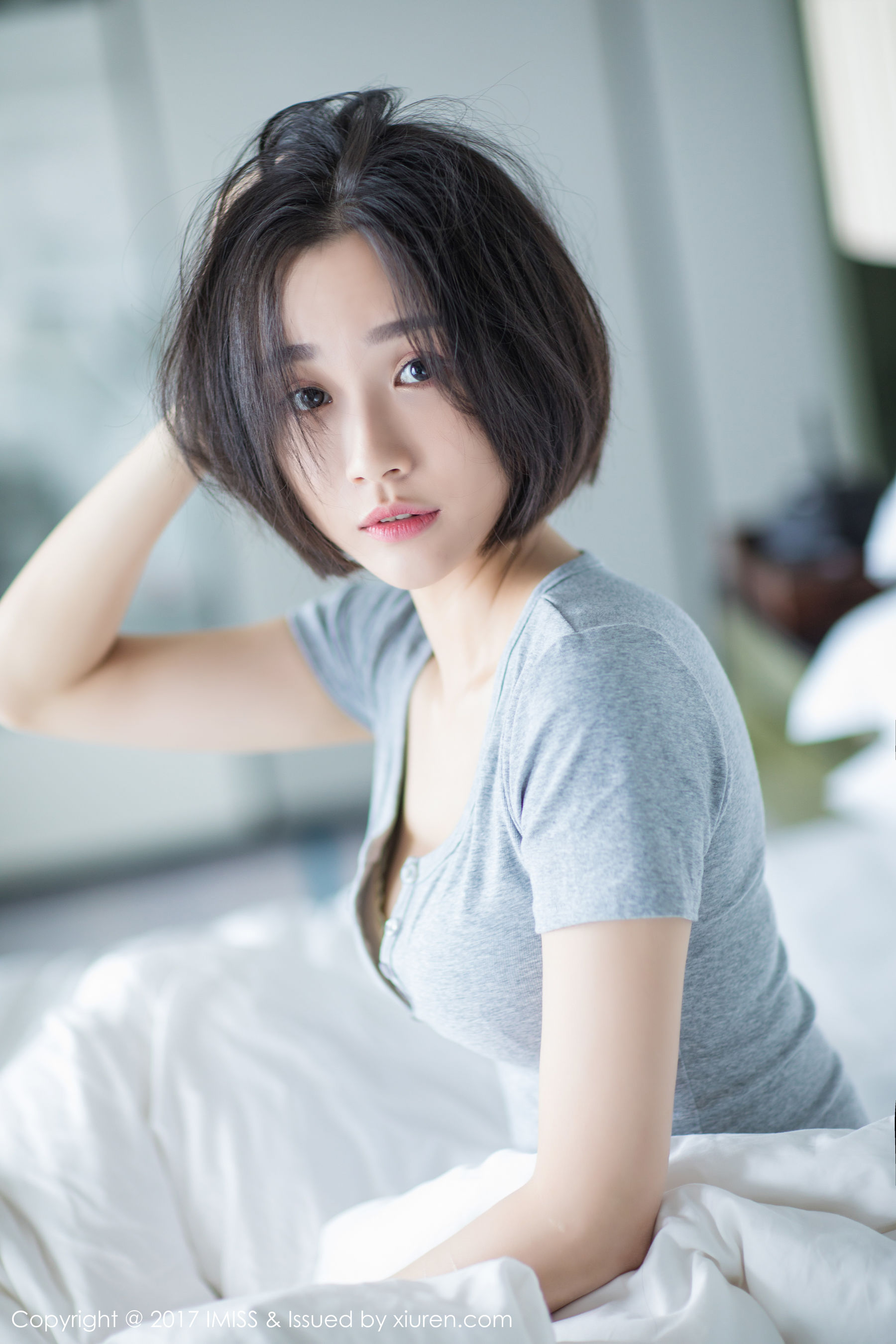 莉雅Livia《日系短发女神》 [爱蜜社IMISS] VOL.178 