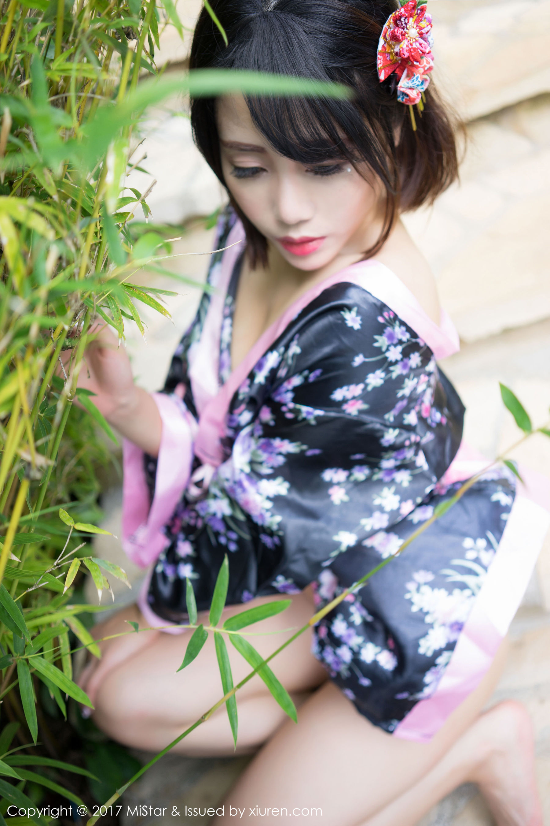 兜豆靓Youlina《和服诱惑+比基尼系列》 [魅妍社MiStar] VOL.149 