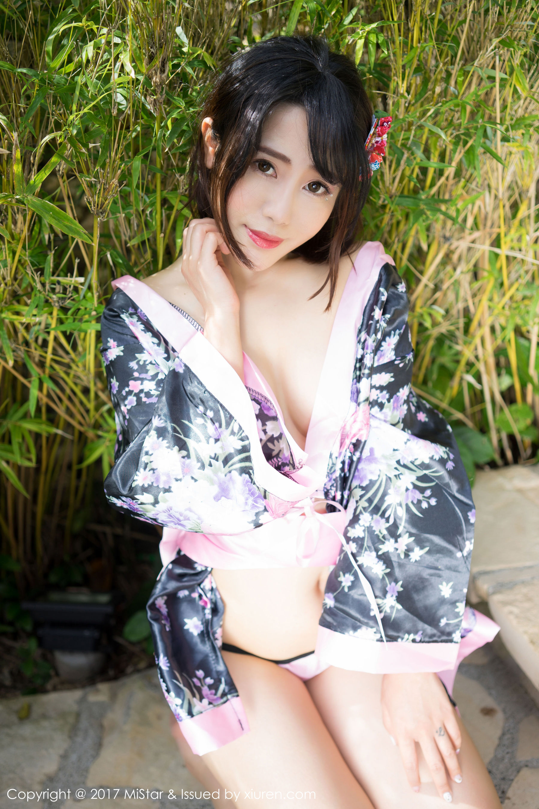 兜豆靓Youlina《和服诱惑+比基尼系列》 [魅妍社MiStar] VOL.149 