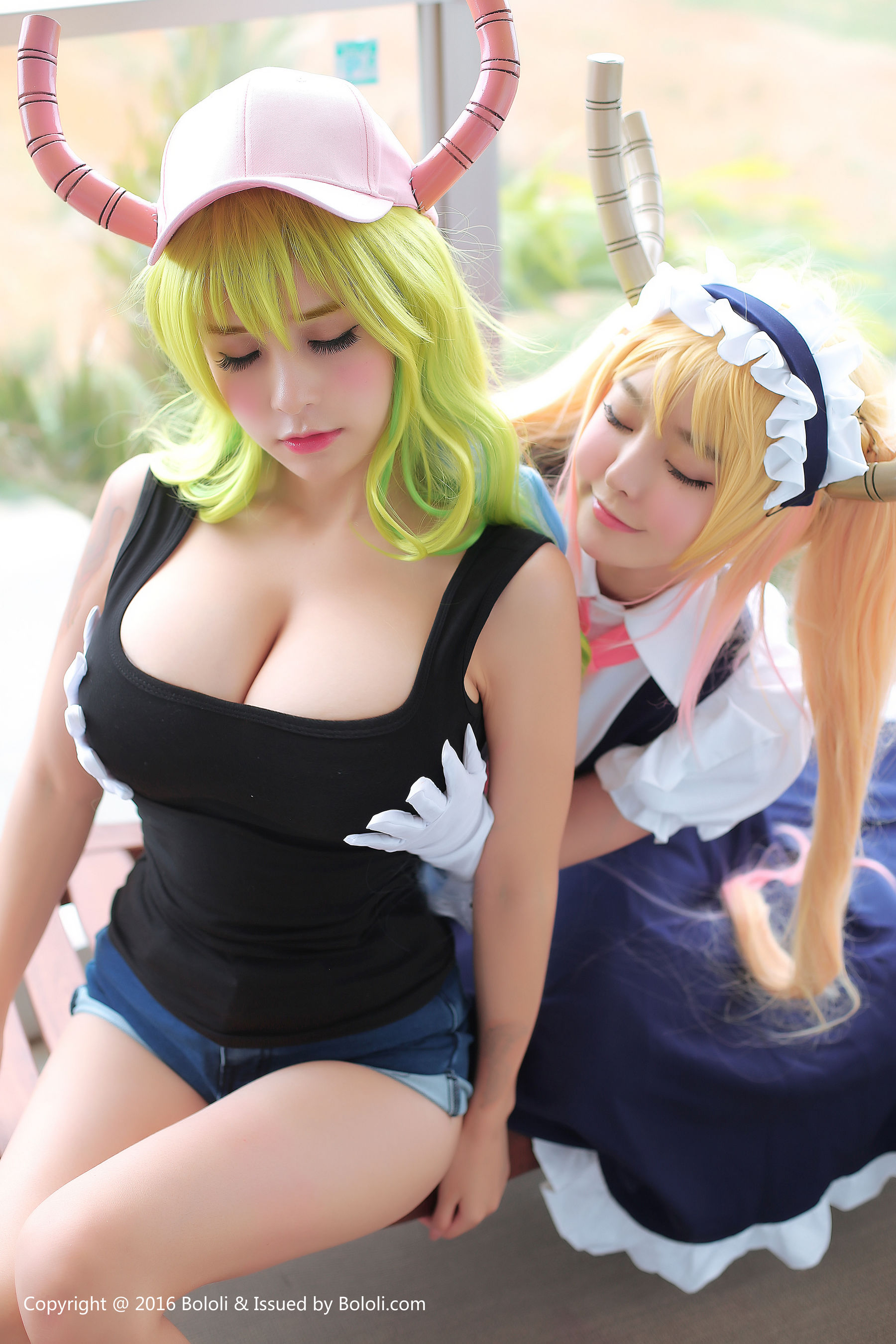 夏美酱、柳侑绮《小林家的龙女仆》日常版本！ [Bololi波萝社] BOL.047