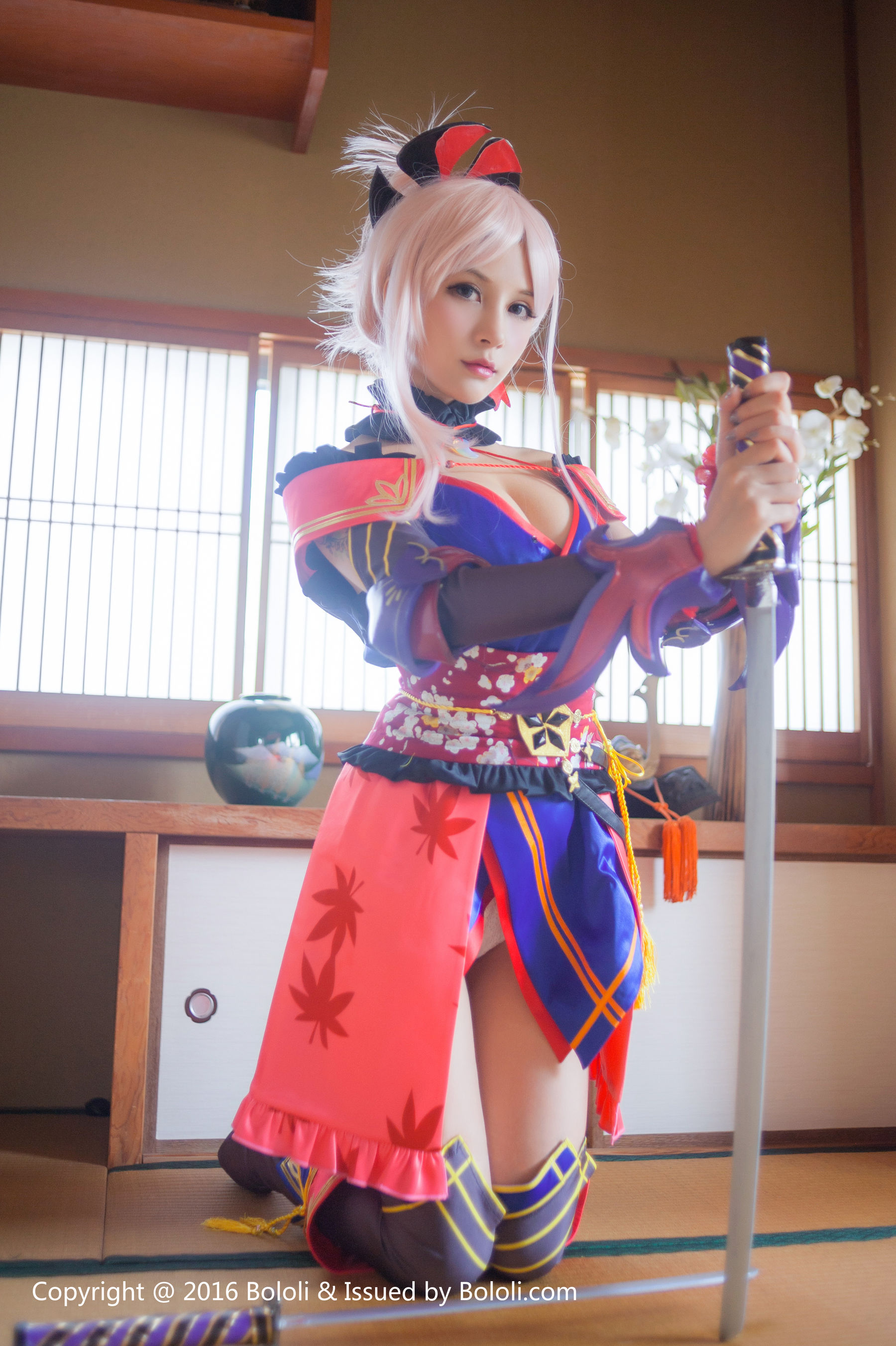 夏美酱《宫本武藏一破COS》 [Bololi波萝社] BOL.079 