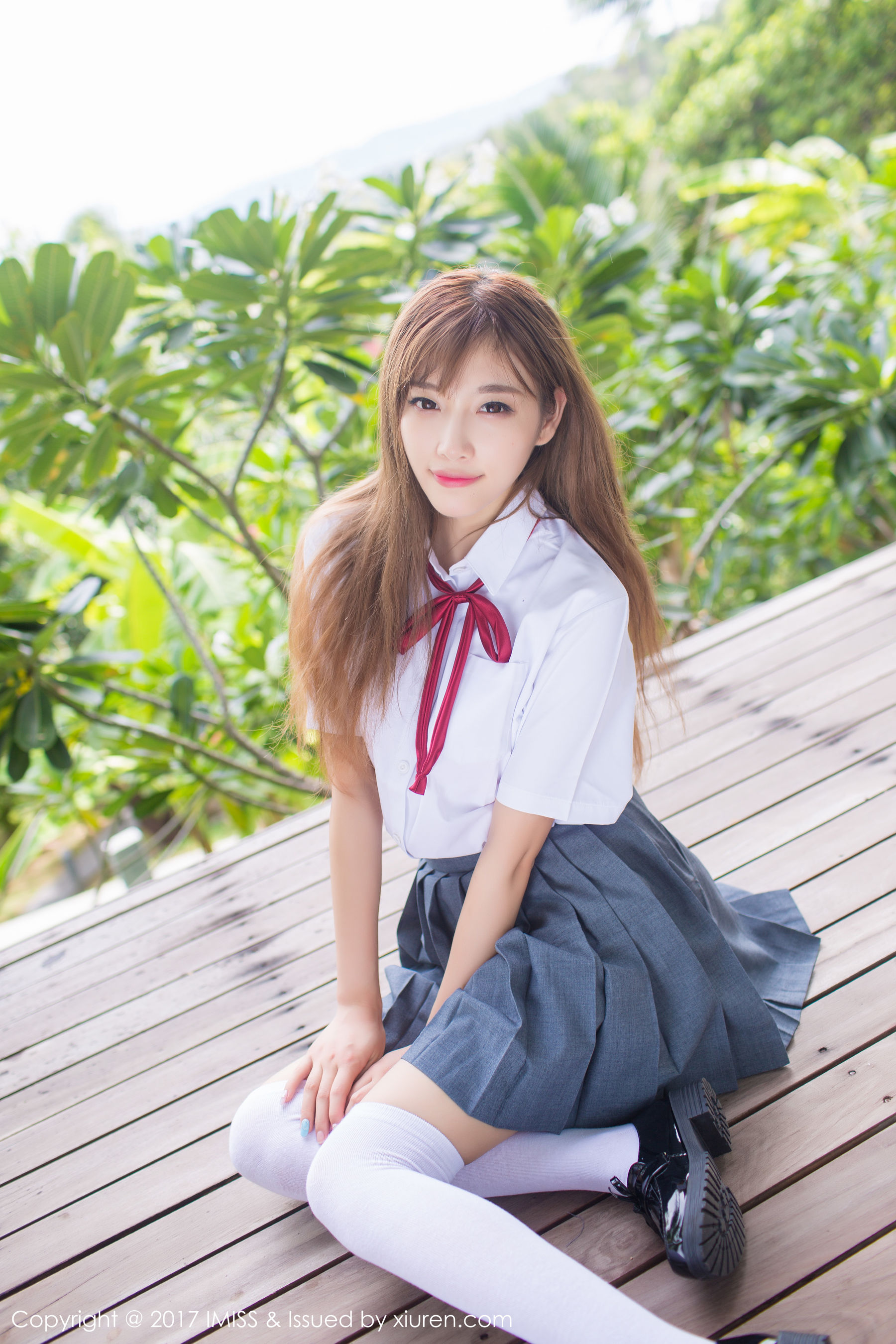 杨晨晨sugar《室外校服系列》 [爱蜜社IMiss] VOL.195 