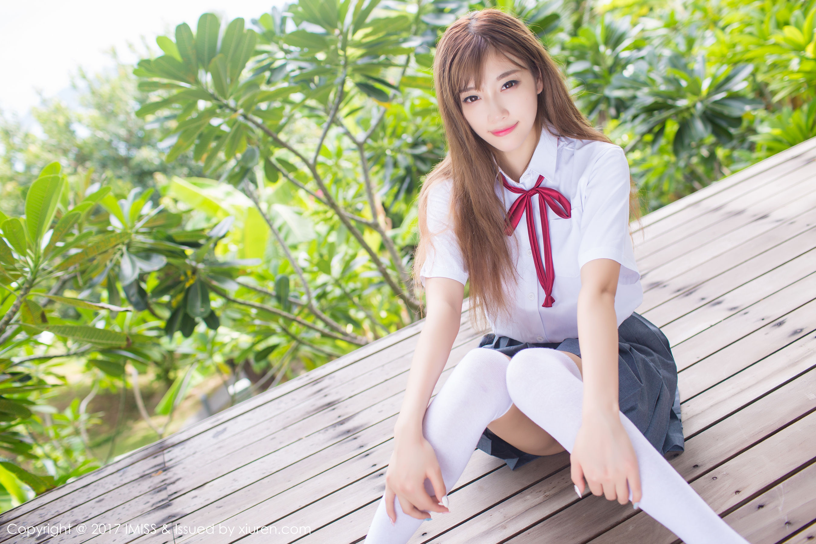 杨晨晨sugar《室外校服系列》 [爱蜜社IMiss] VOL.195 