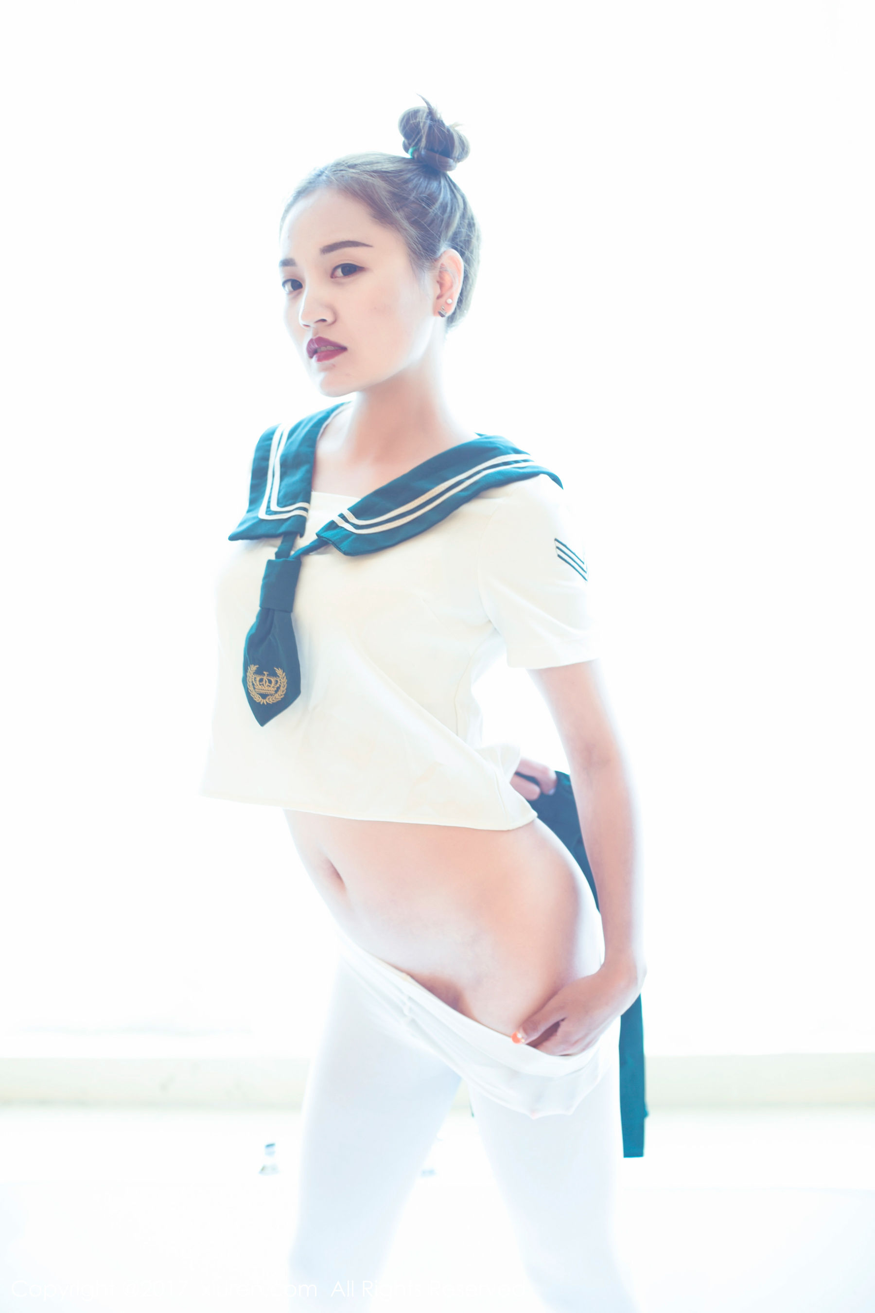 外科TEL《浑圆白皙美女圆乳细腰外科的白衣天使》 [秀人XiuRen] NO.848 
