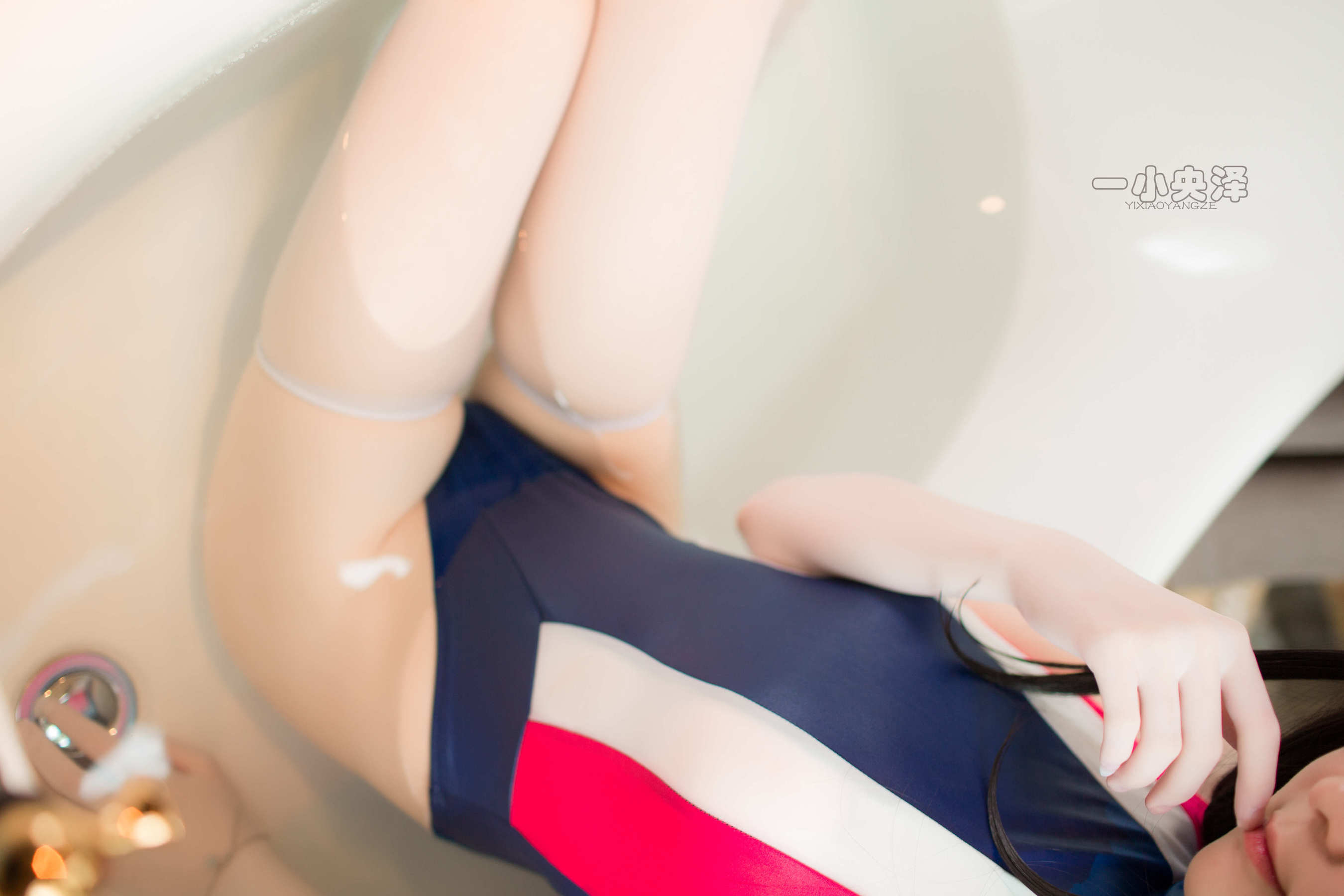 [萝莉COS] 一小央泽 - 猫女泳衣