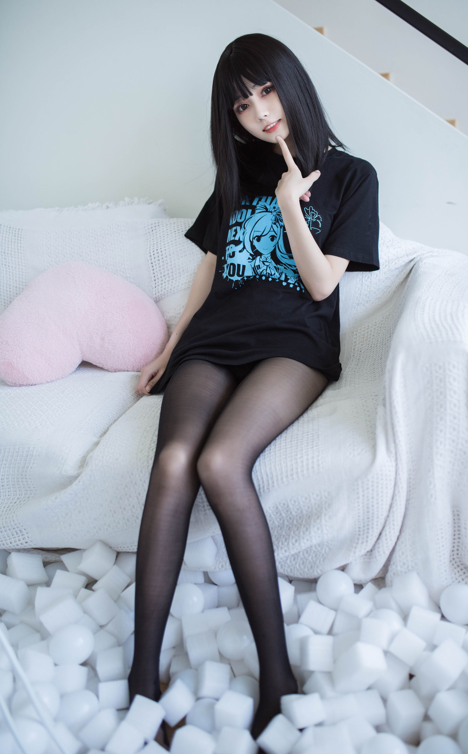 [萝莉COS] 小妖精你的负卿 - 居家私服+穹妹女仆