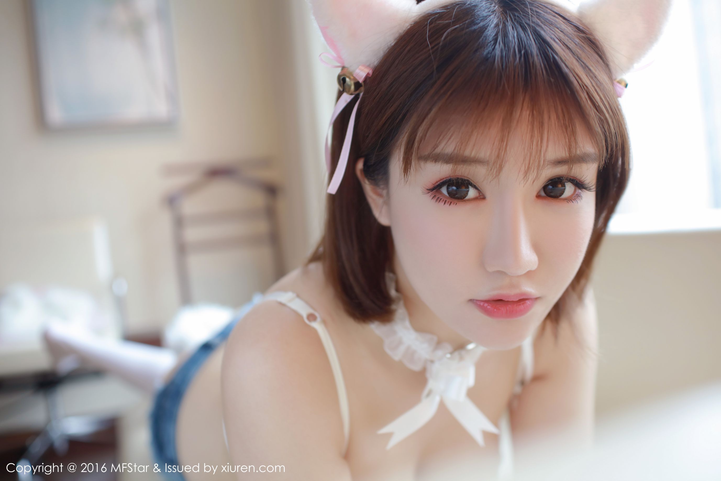 K8傲娇萌萌Vivian《魅惑狐狸与性感比基尼》 [模范学院MFStar] Vol.071 