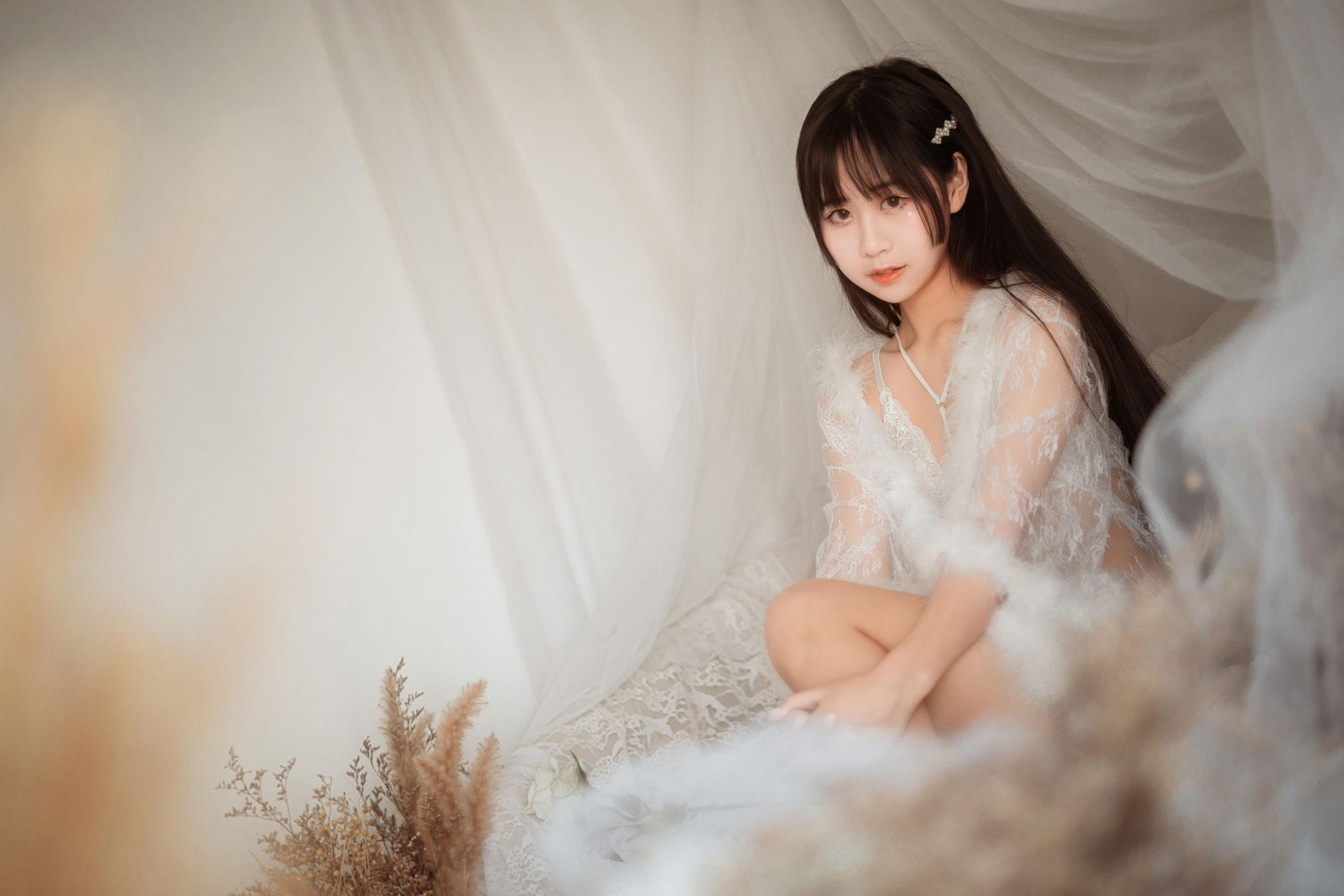 阳光美少女萌芽儿o0 毛绒内衣