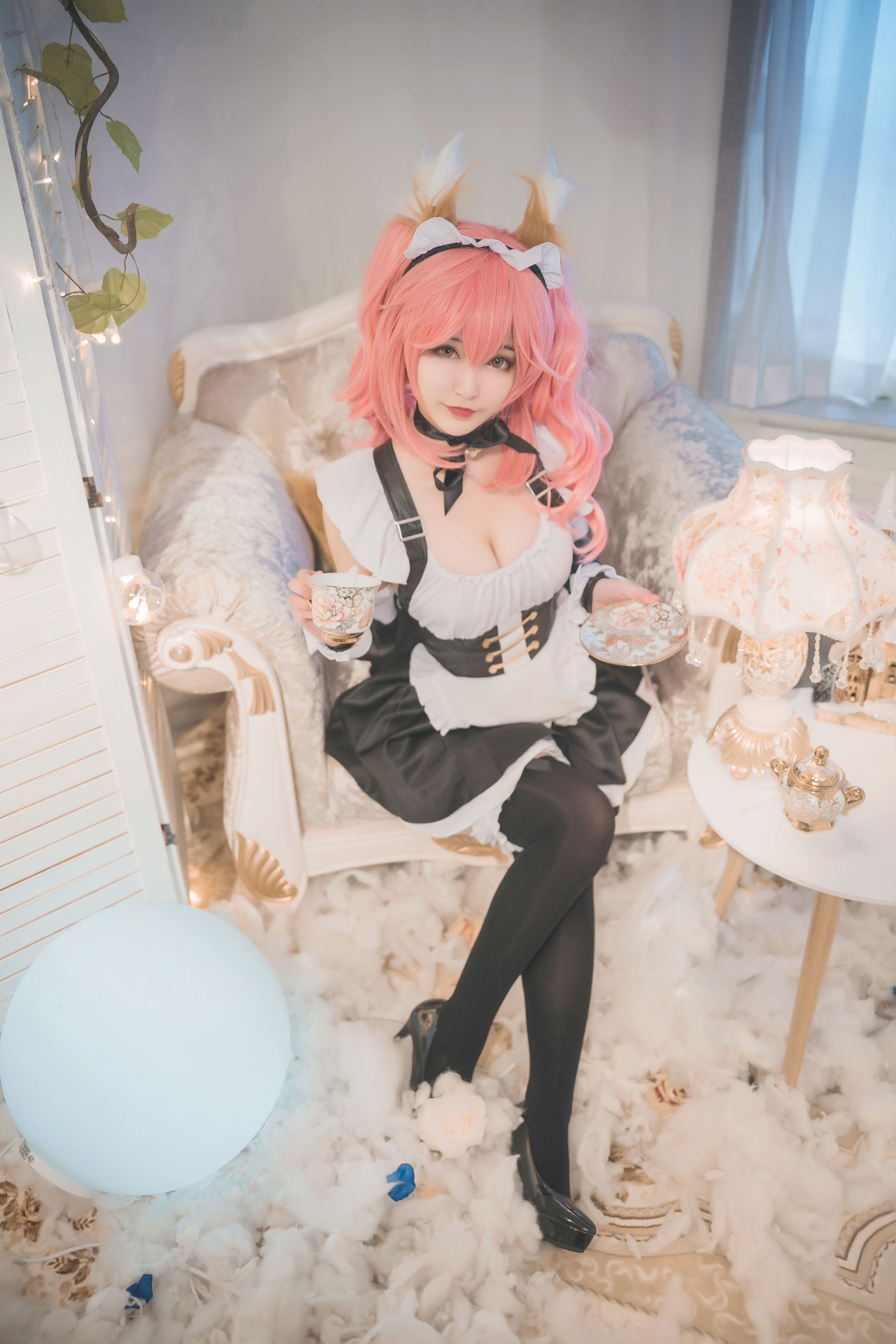 动漫博主铁板烧鬼舞w 玉藻前女仆
