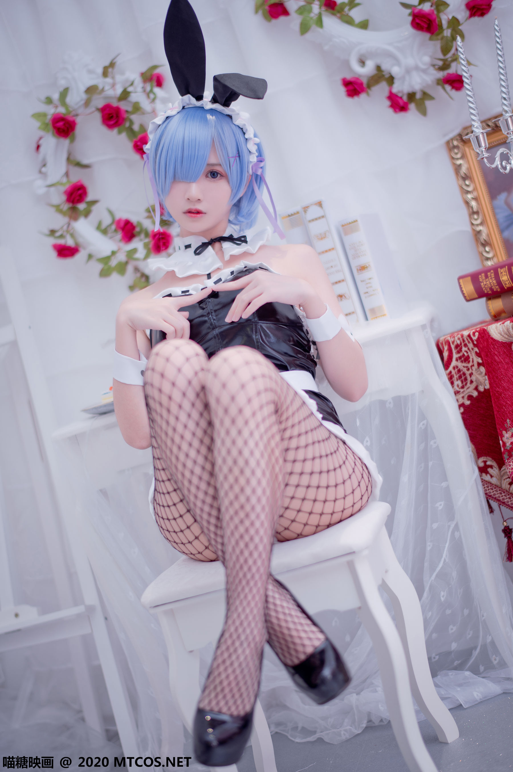 [喵糖映画] TML.014 鳗鱼霏儿 蕾姆粉红兔女郎
