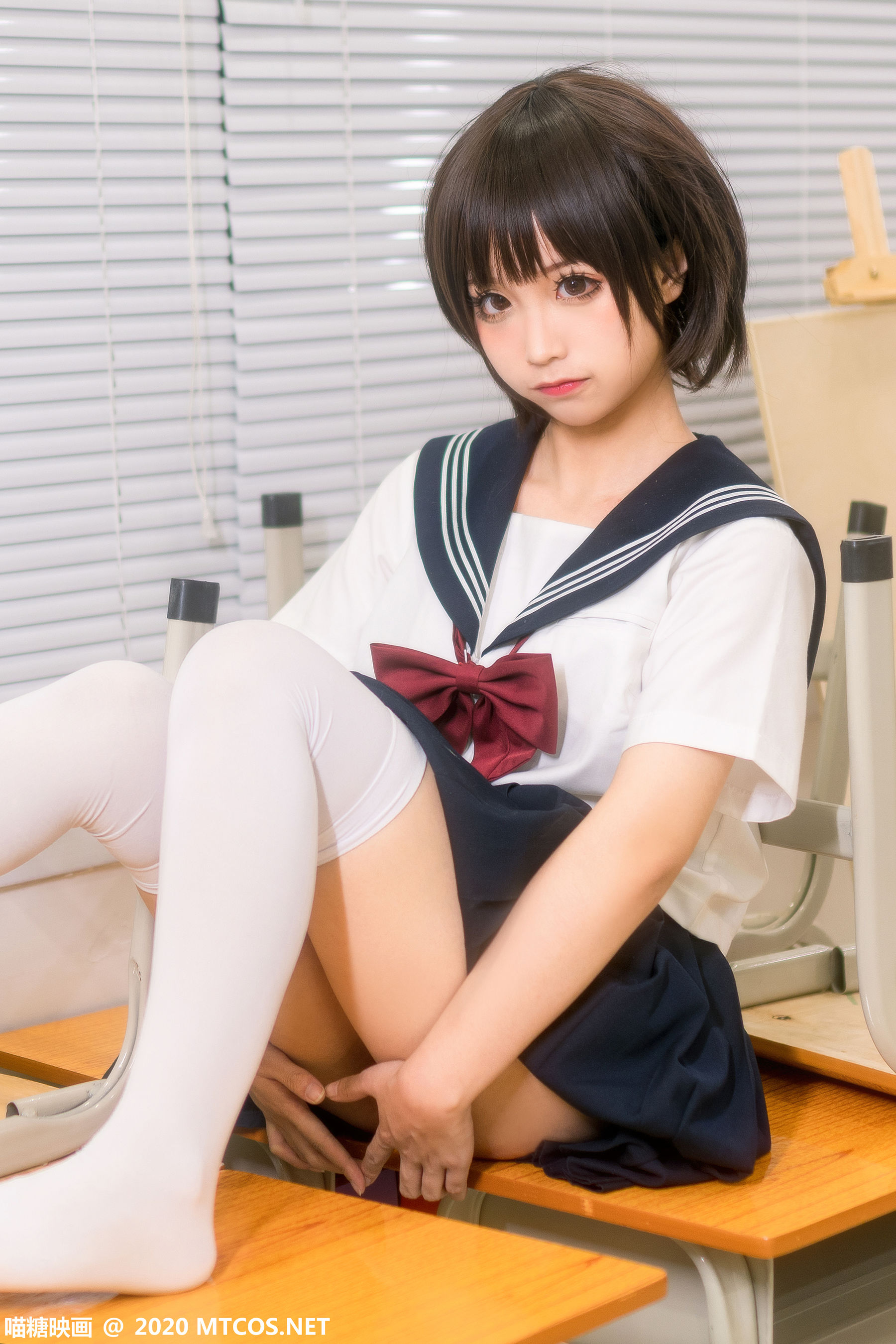 [喵糖映画] JKL.020 蠢沫沫 课室JK制服