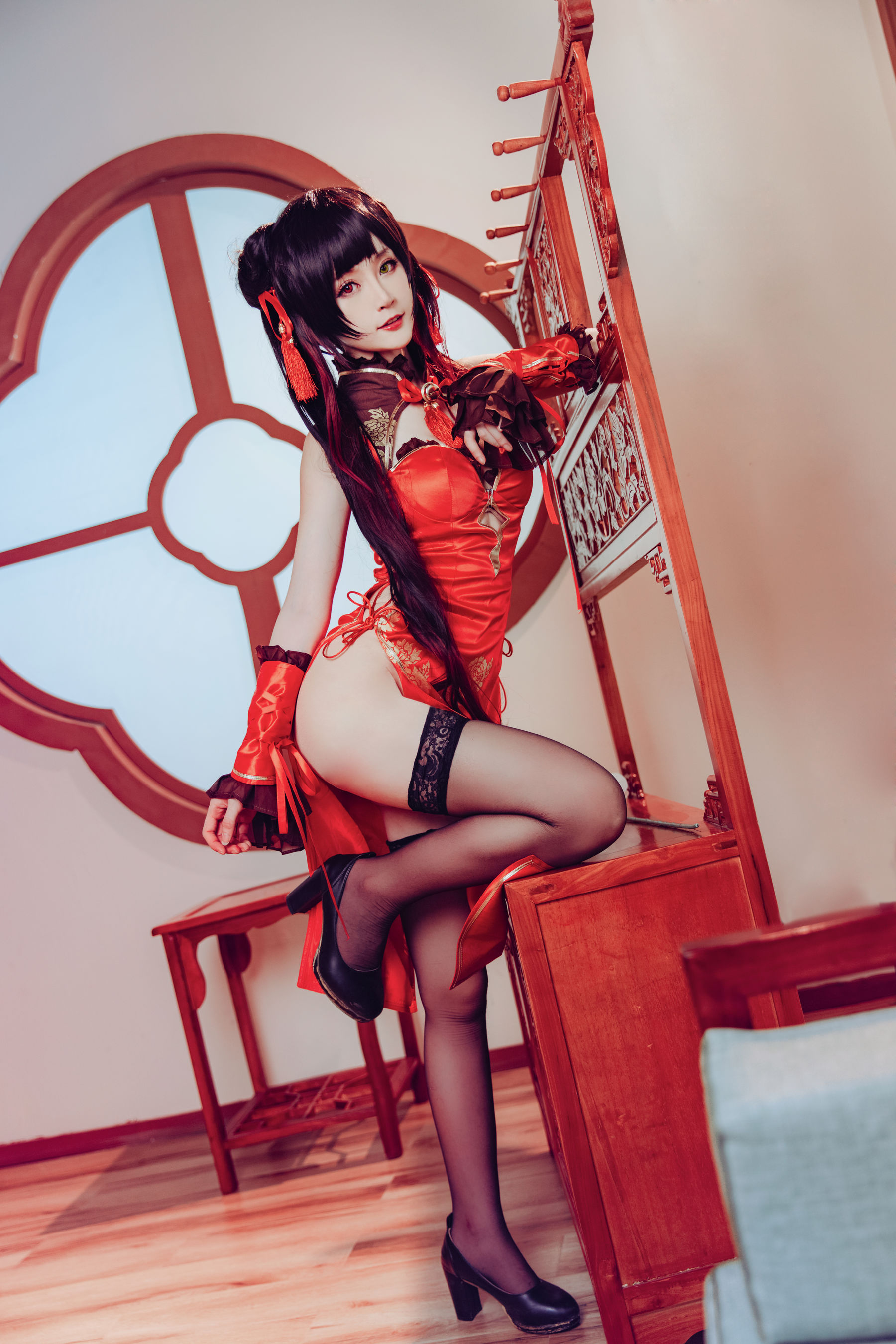 [Cosplay写真] 萌宠博主yui金鱼 - 时崎狂三 旗袍