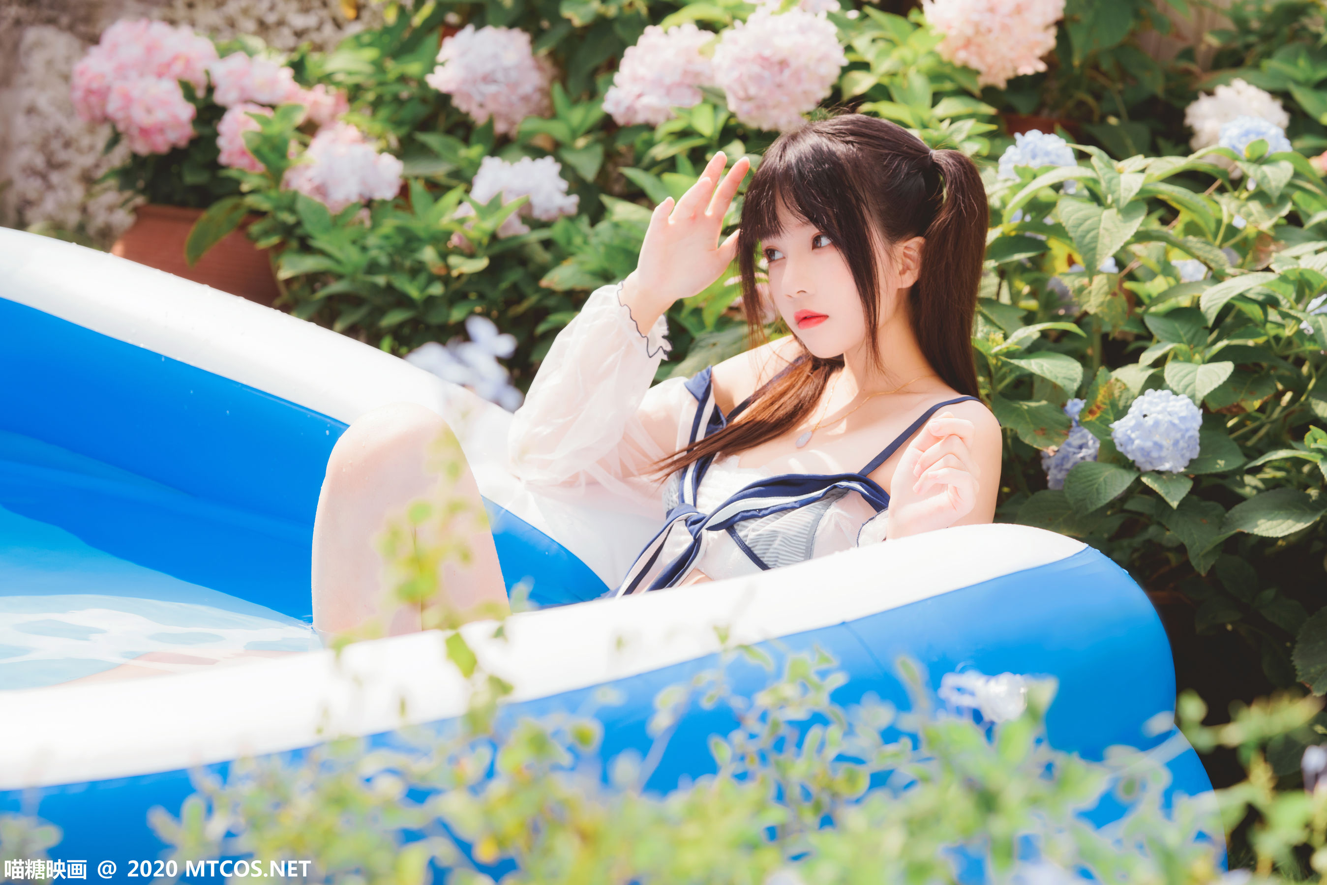 [喵糖映画] VOL.303 桜桃喵 蓝色夏日