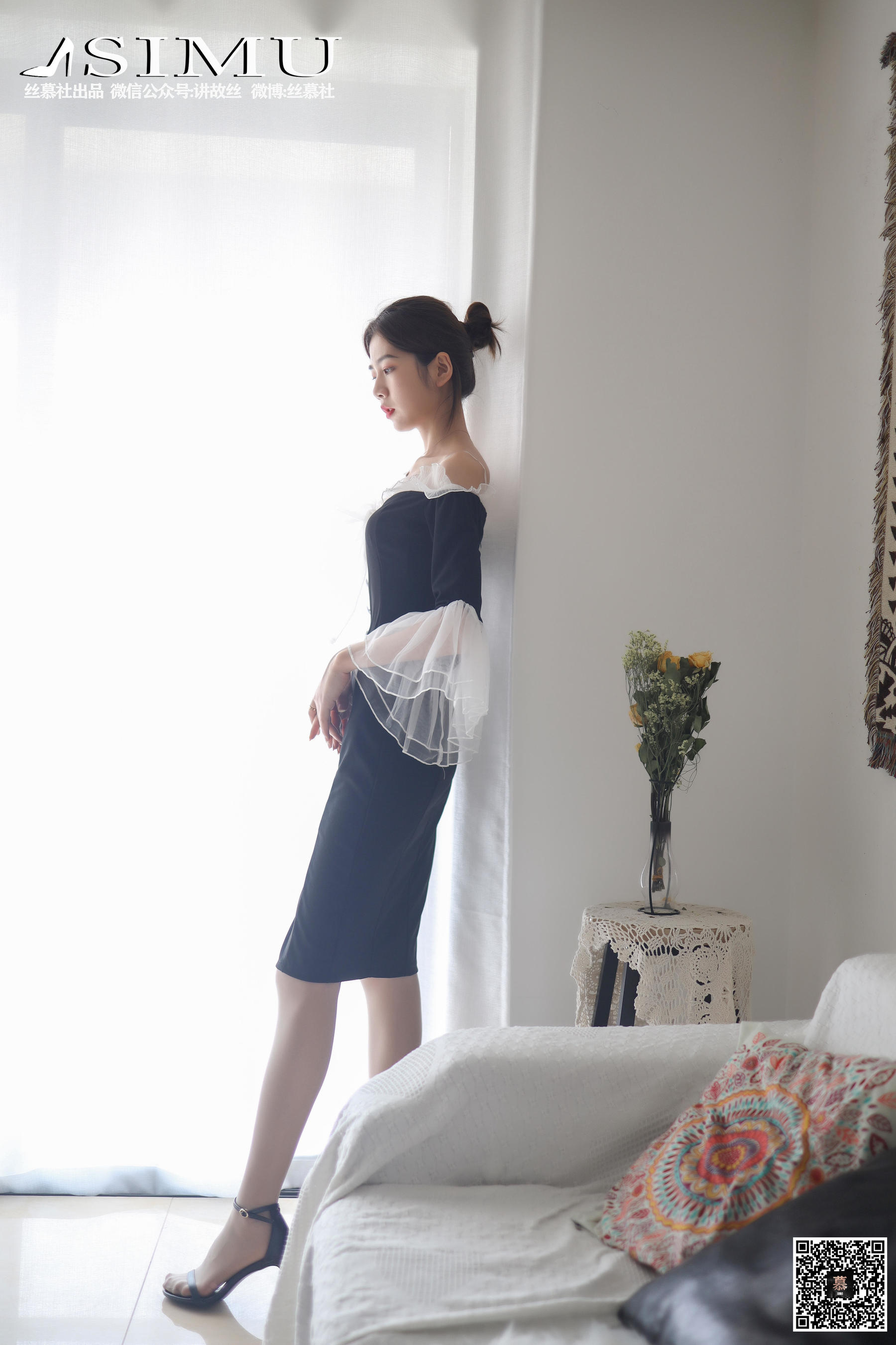 [丝慕] 特写集TX023 新模 《新模的灰丝特写》 - 图片03