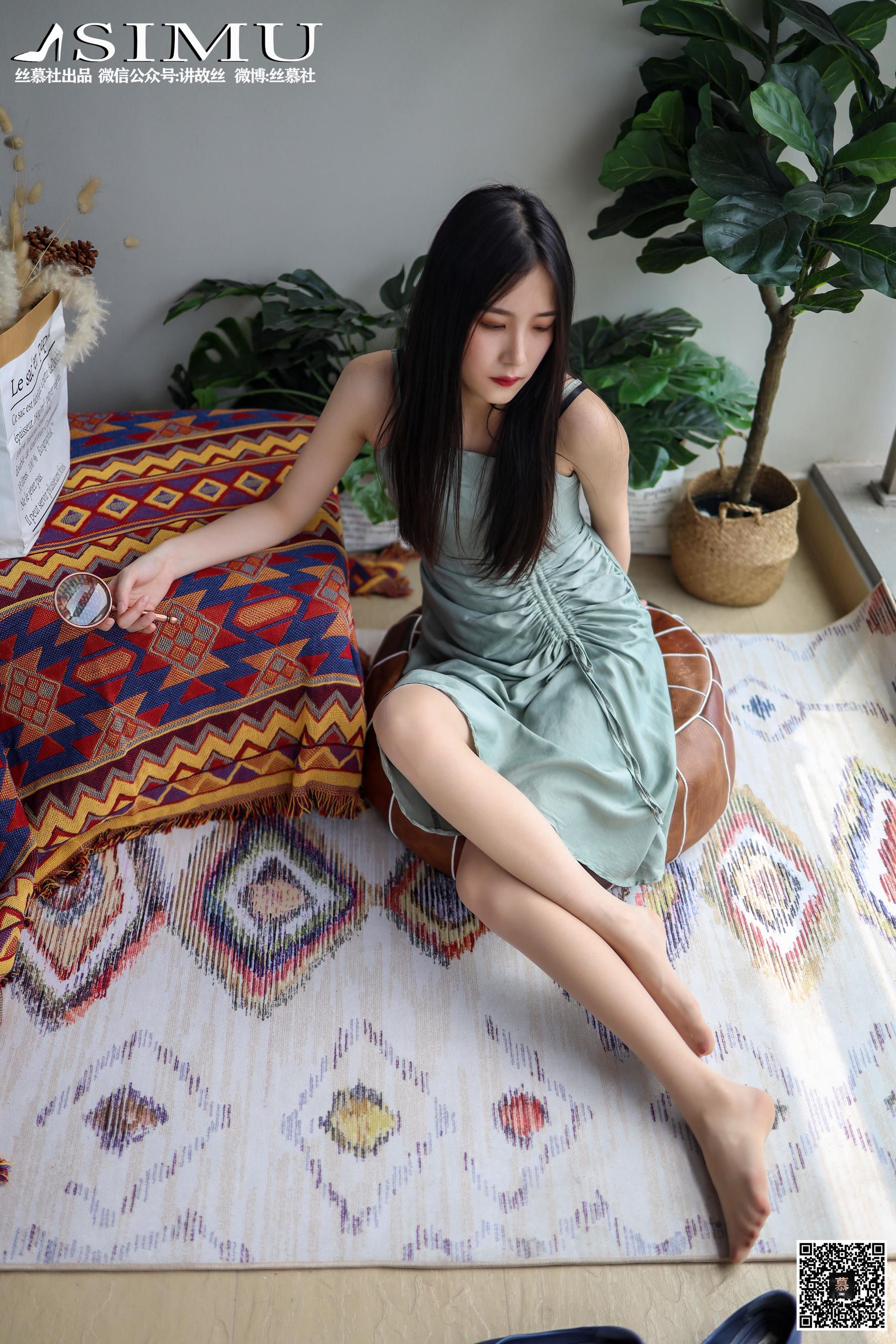 [丝慕] 特写集TX024 熙熙 《阳台玩丝的熙熙》 - 图片04