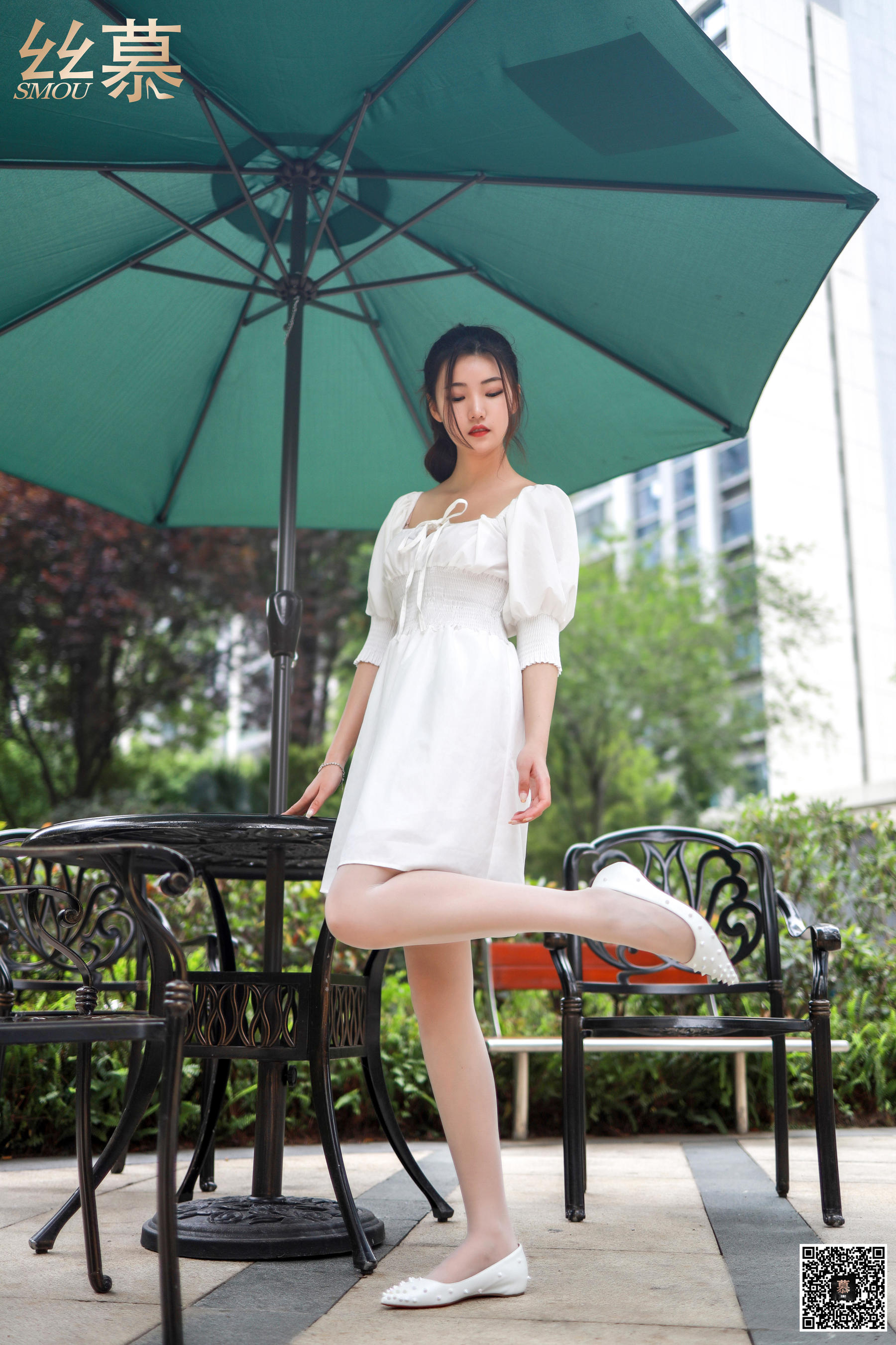 [丝慕] 特写集TX030 文欣 《阳光下的白丝光影》 - 图片07