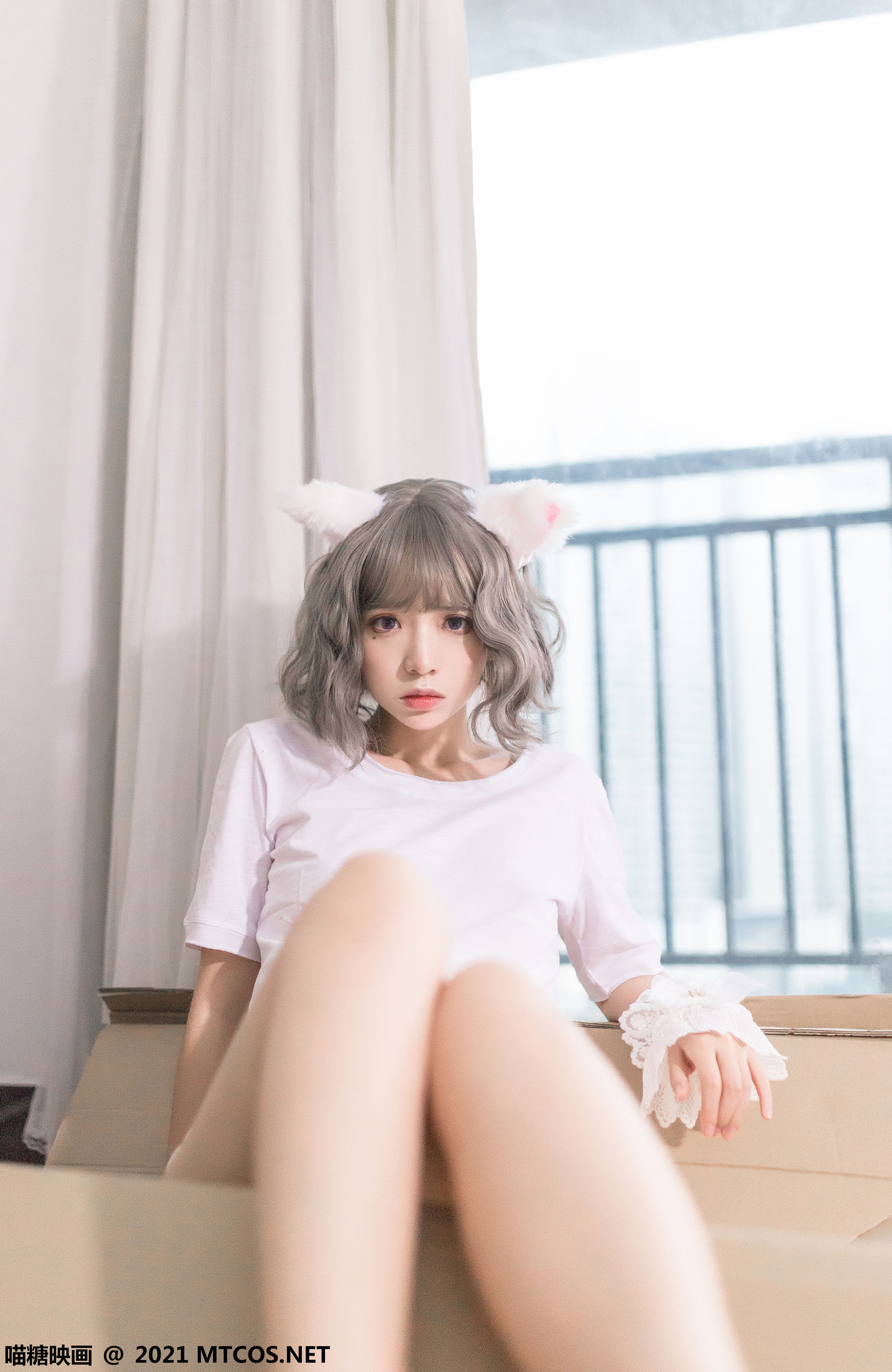 [喵糖映画] VOL.359 疯猫ss 纱雾和白猫