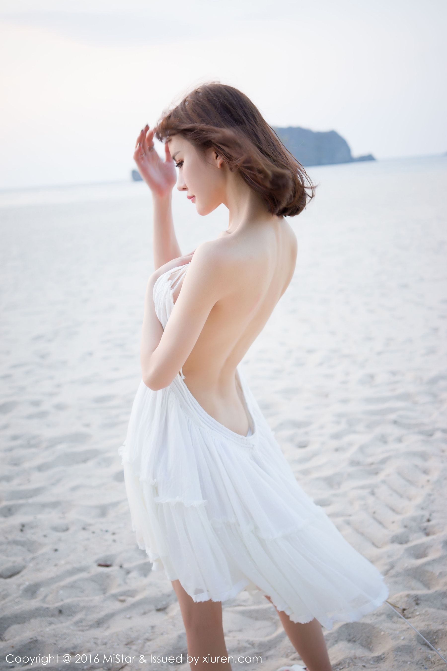 Cheryl青树《海滩湿身+比基尼》 [魅妍社MiStar] Vol.110 