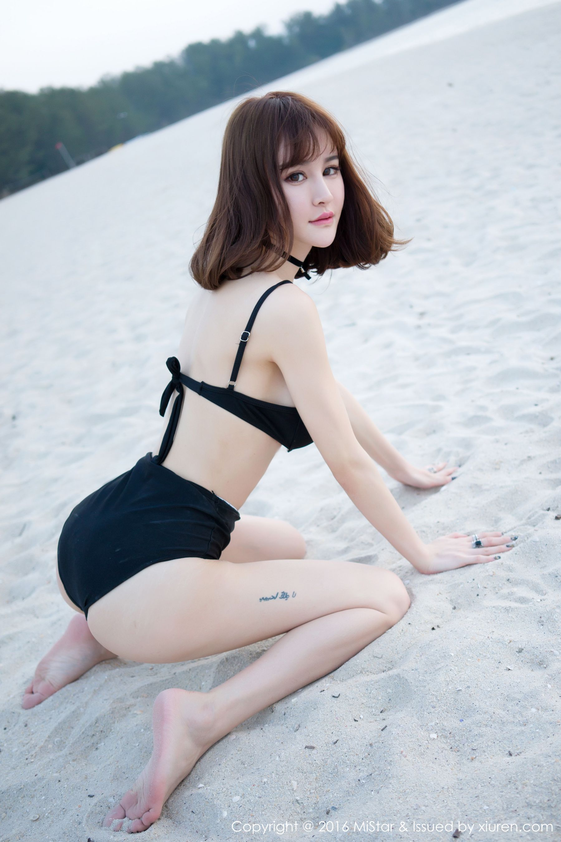 Cheryl青树《海滩湿身+比基尼》 [魅妍社MiStar] Vol.110 