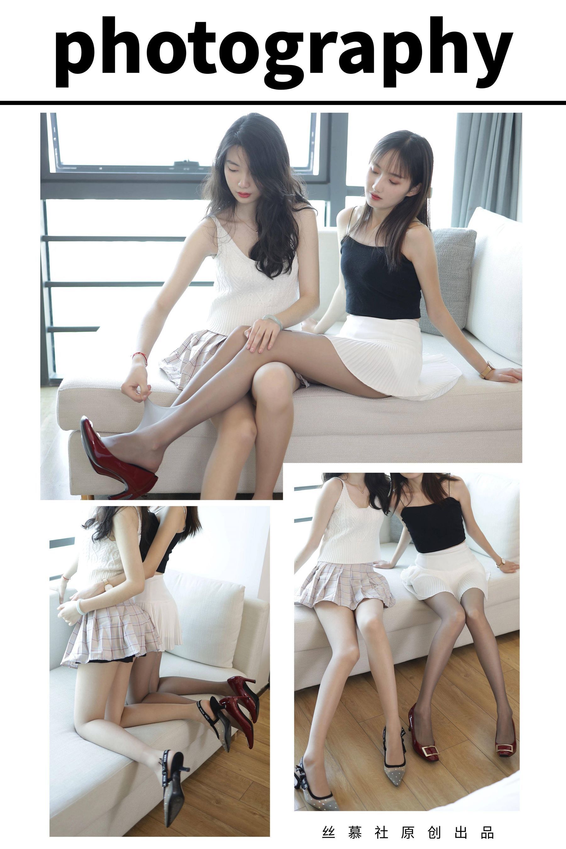[丝慕社SMOU] SM434 可儿&艳艳 《肉灰双花(上)》 - 图片02