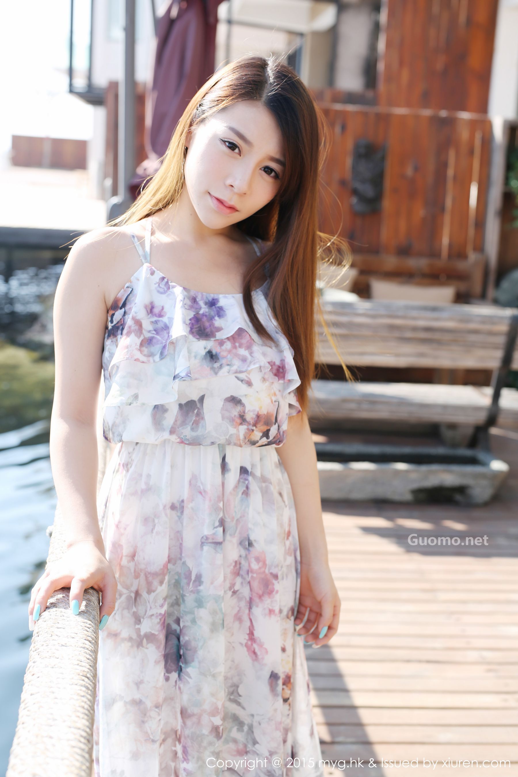 Vetiver嘉宝贝儿《小清新唯美长裙+牛仔装》 [美媛馆MyGirl] Vol.106 
