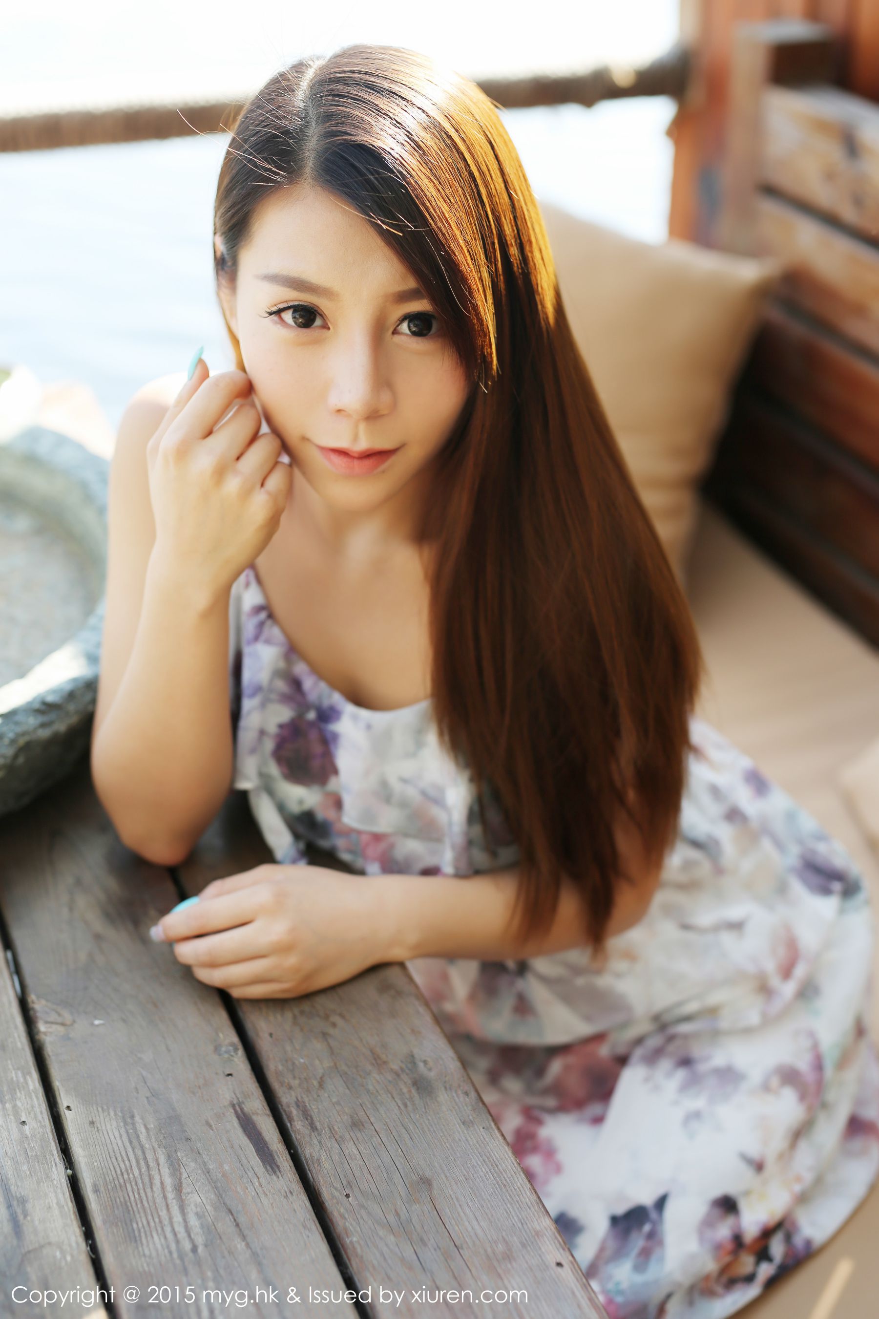 Vetiver嘉宝贝儿《小清新唯美长裙+牛仔装》 [美媛馆MyGirl] Vol.106 