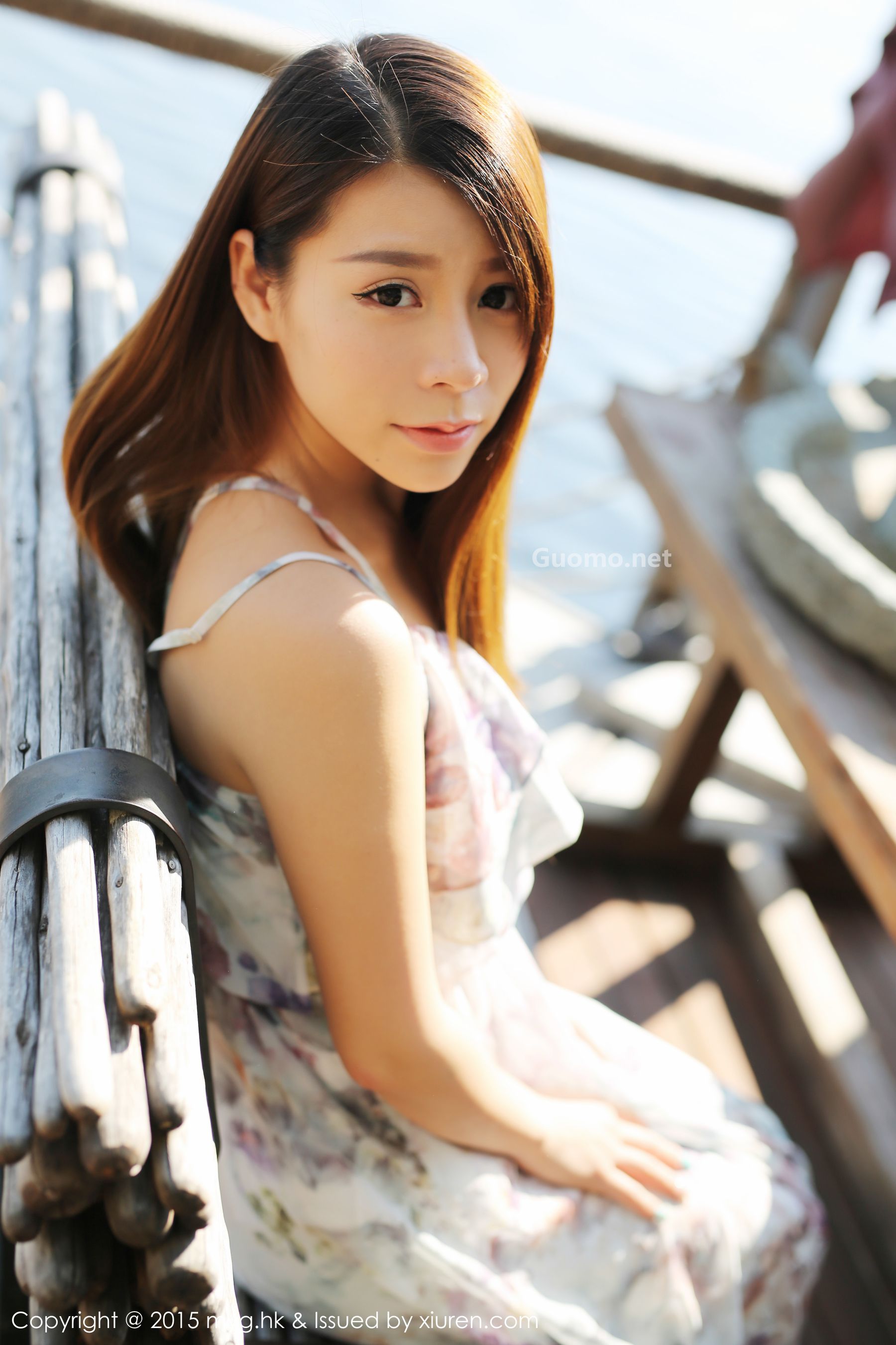 Vetiver嘉宝贝儿《小清新唯美长裙+牛仔装》 [美媛馆MyGirl] Vol.106 