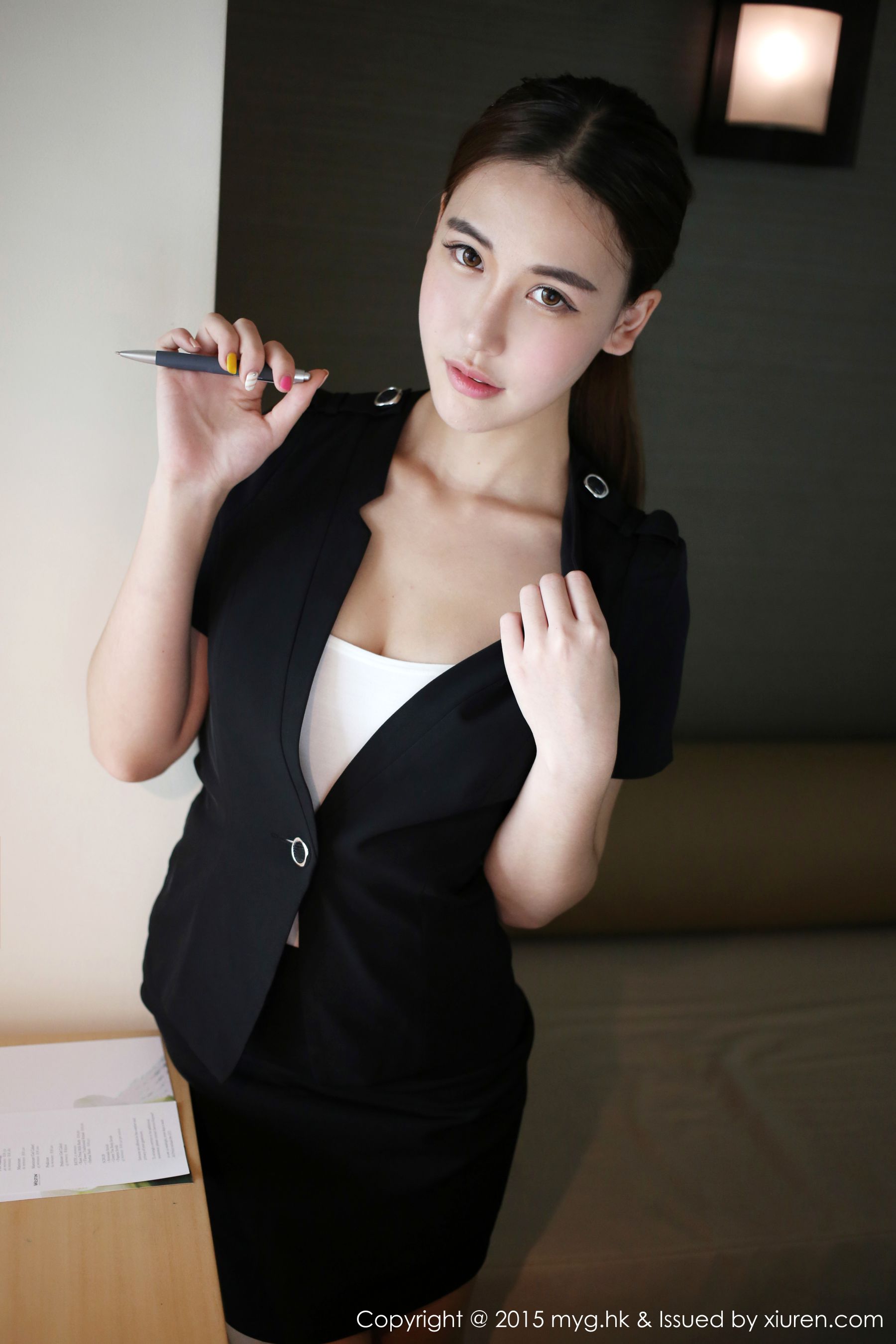 熊吖BOBO《老师制服诱惑》 [美媛馆MyGirl] Vol.161 