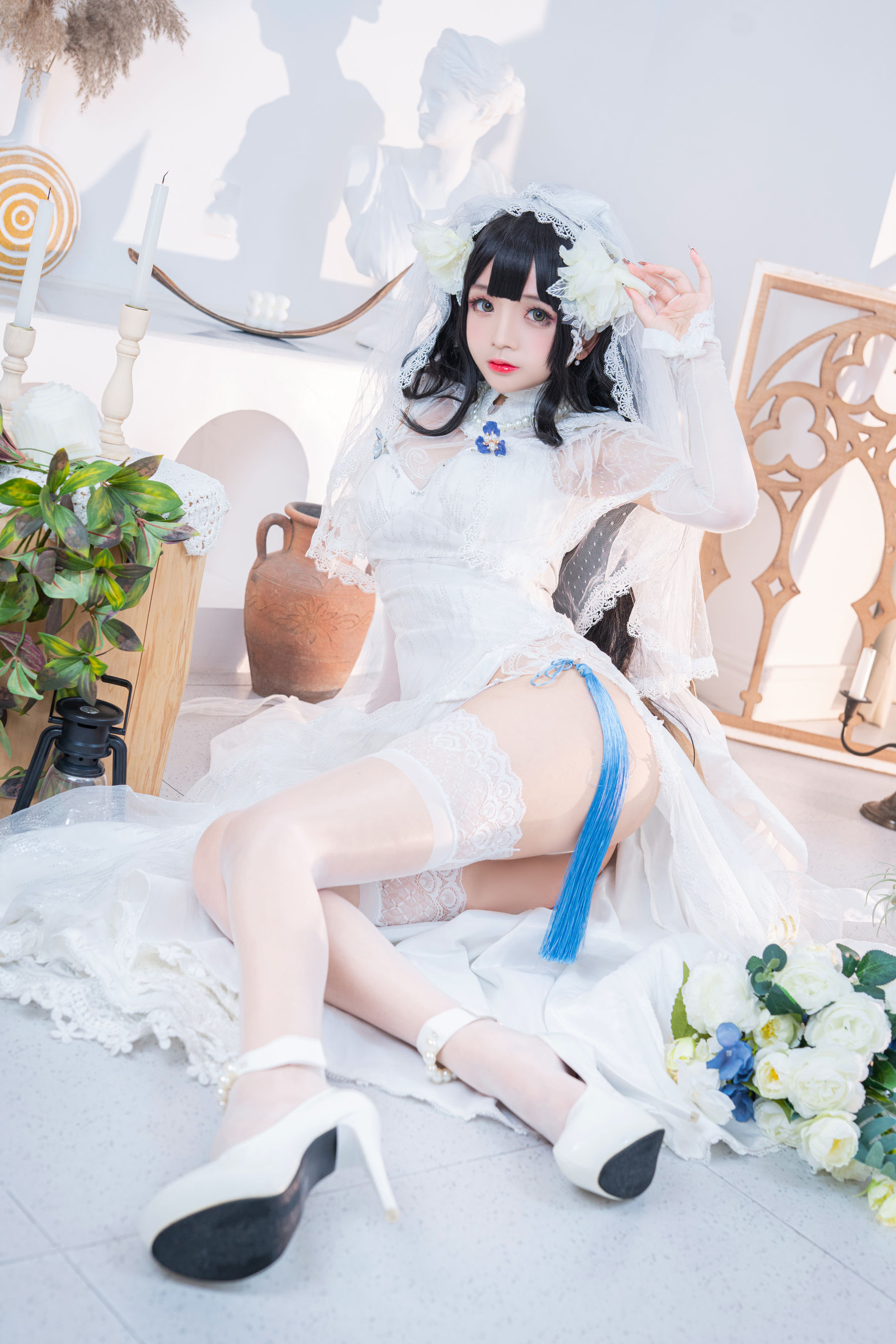 [福利COS] 松本甜奈姣 - 95式婚纱