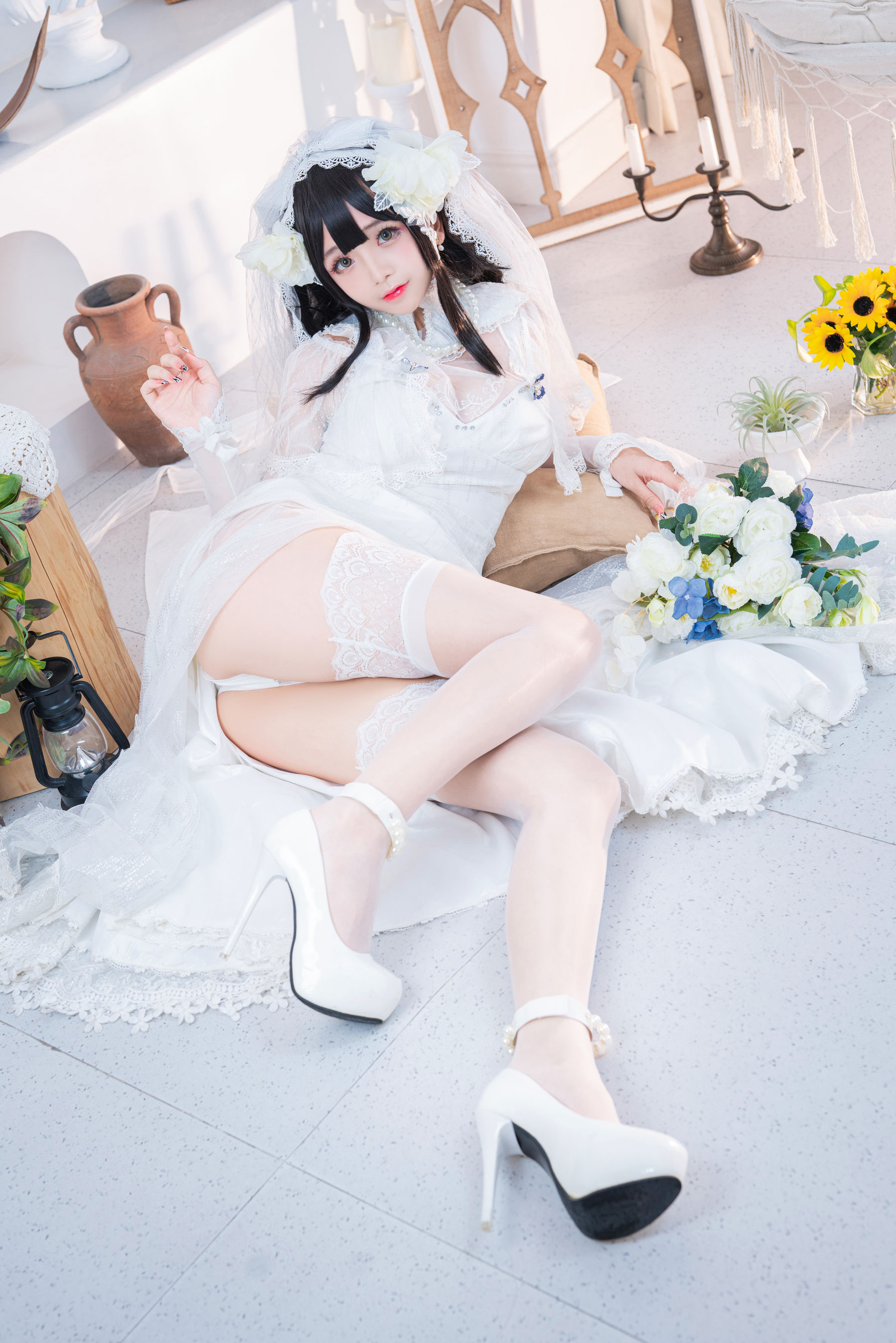 [福利COS] 松本甜奈姣 - 95式婚纱