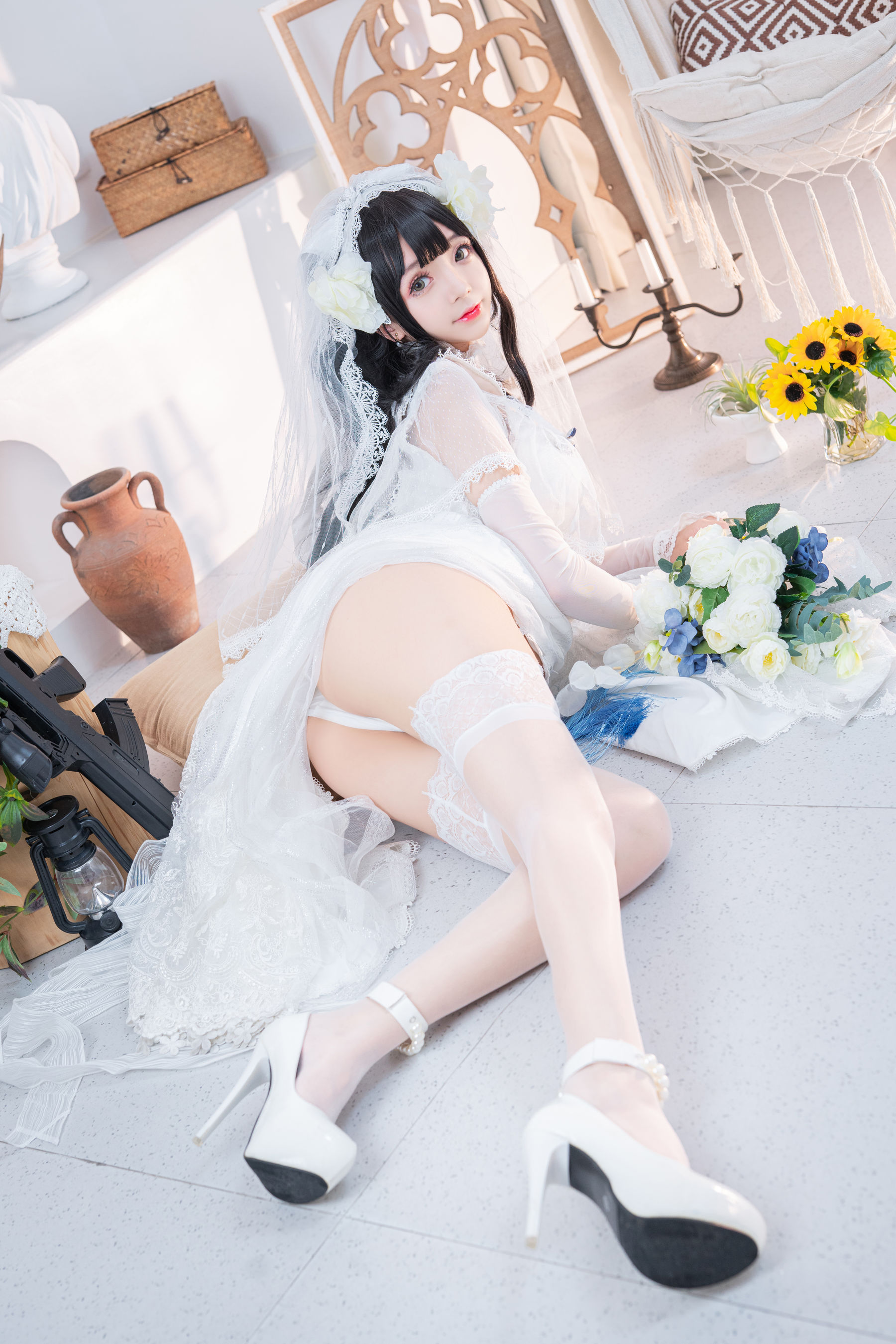 [福利COS] 松本甜奈姣 - 95式婚纱