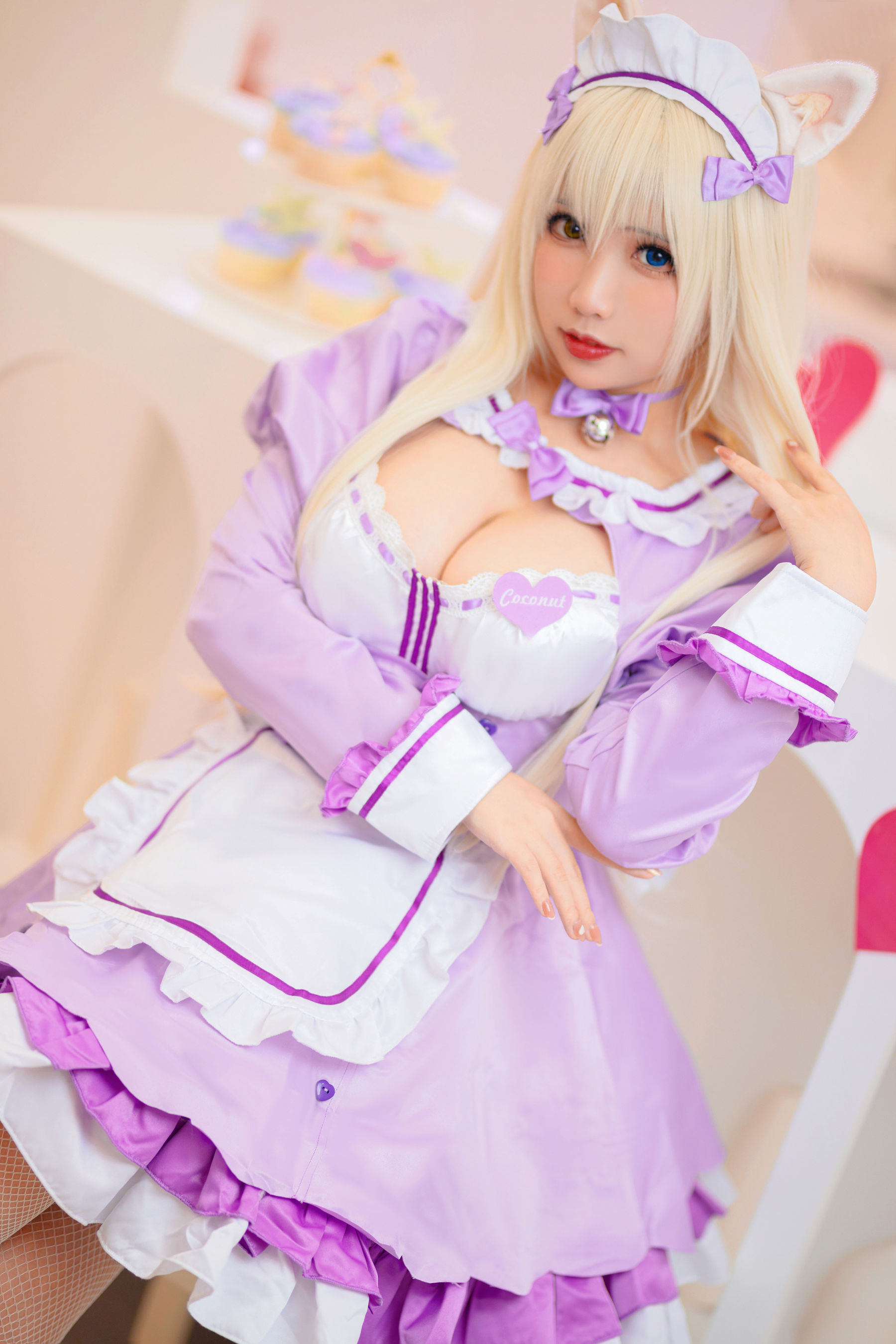  [福利COS] 动漫博主貓田聖奈奈(桃之啾啾) - 椰子