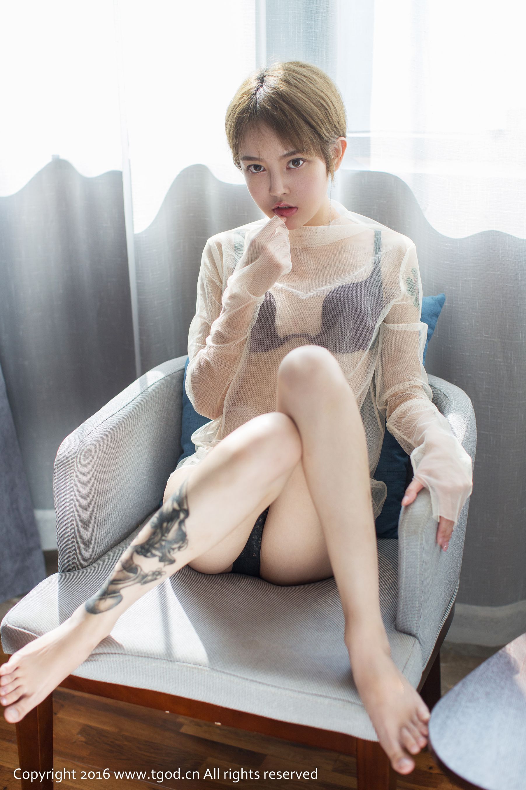 lynne黎茉《透视装短发妹子》 [推女神/尤蜜荟] 