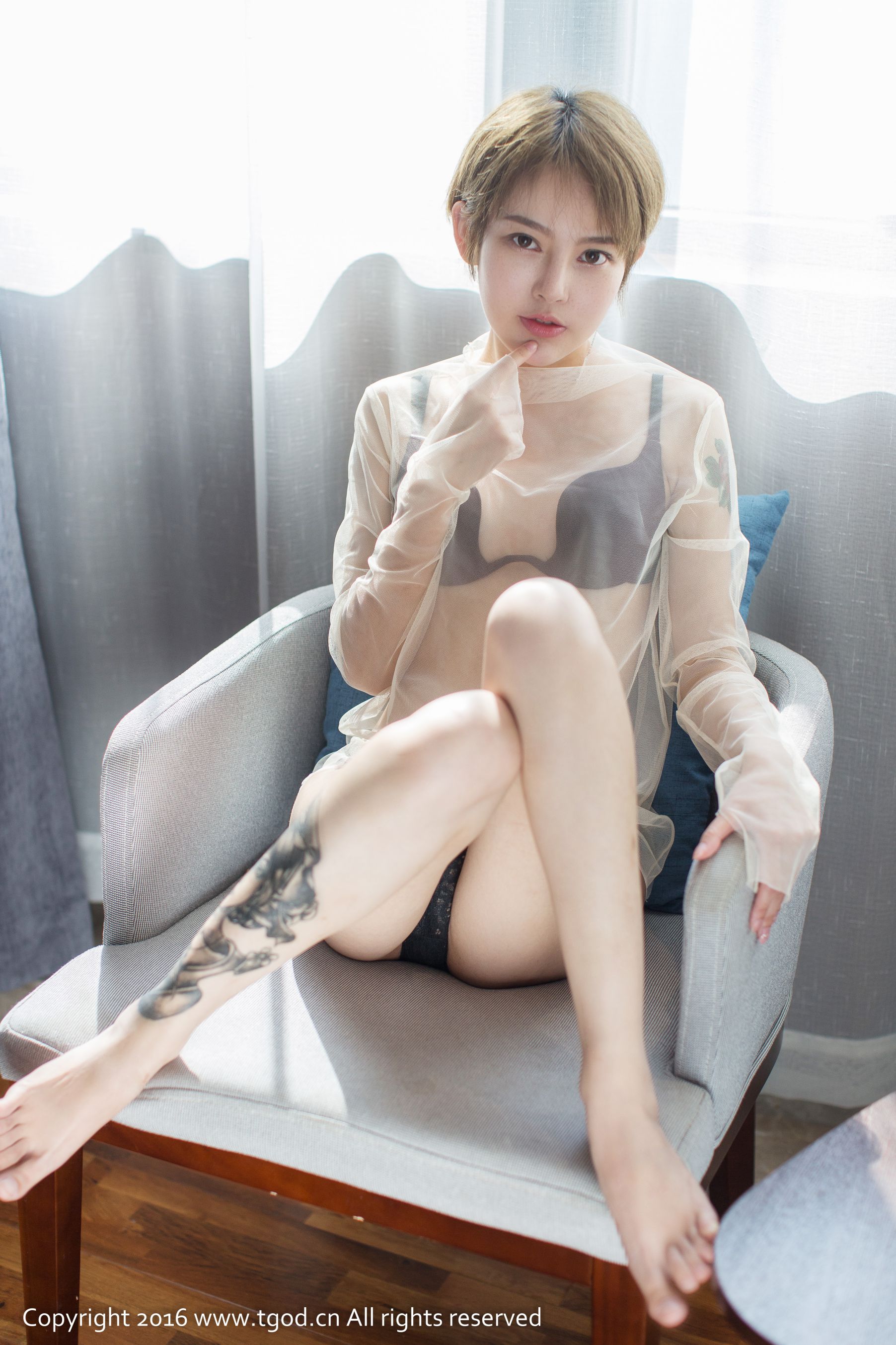 lynne黎茉《透视装短发妹子》 [推女神/尤蜜荟] 