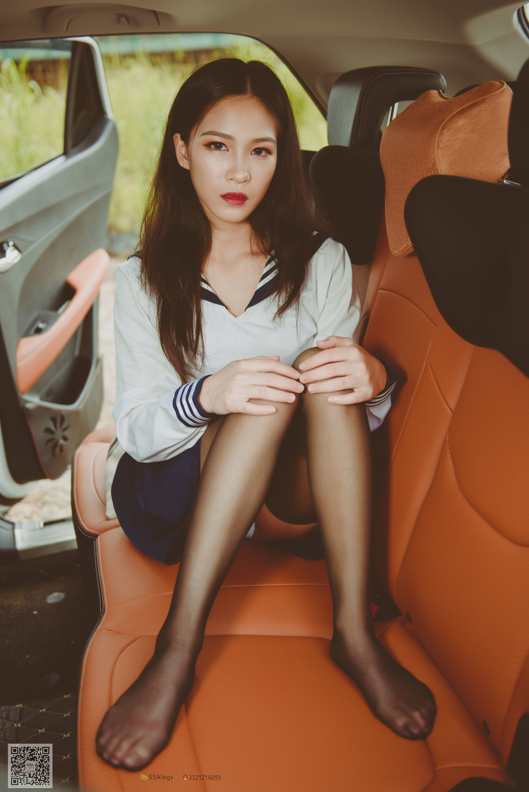 [SSA丝社]超清写真 No.017 佳佳 小丝妹开车