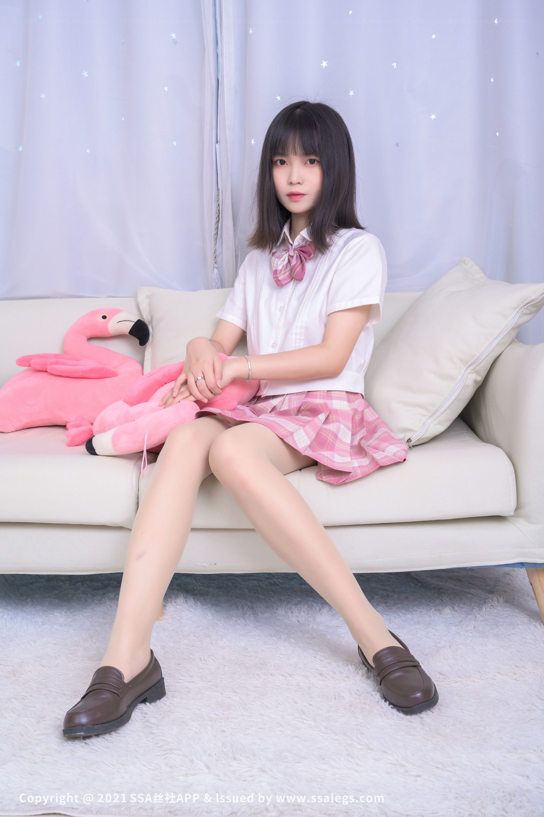 [SSA丝社]超清写真 No.700 模特丹丹 肉丝袜美脚（上）