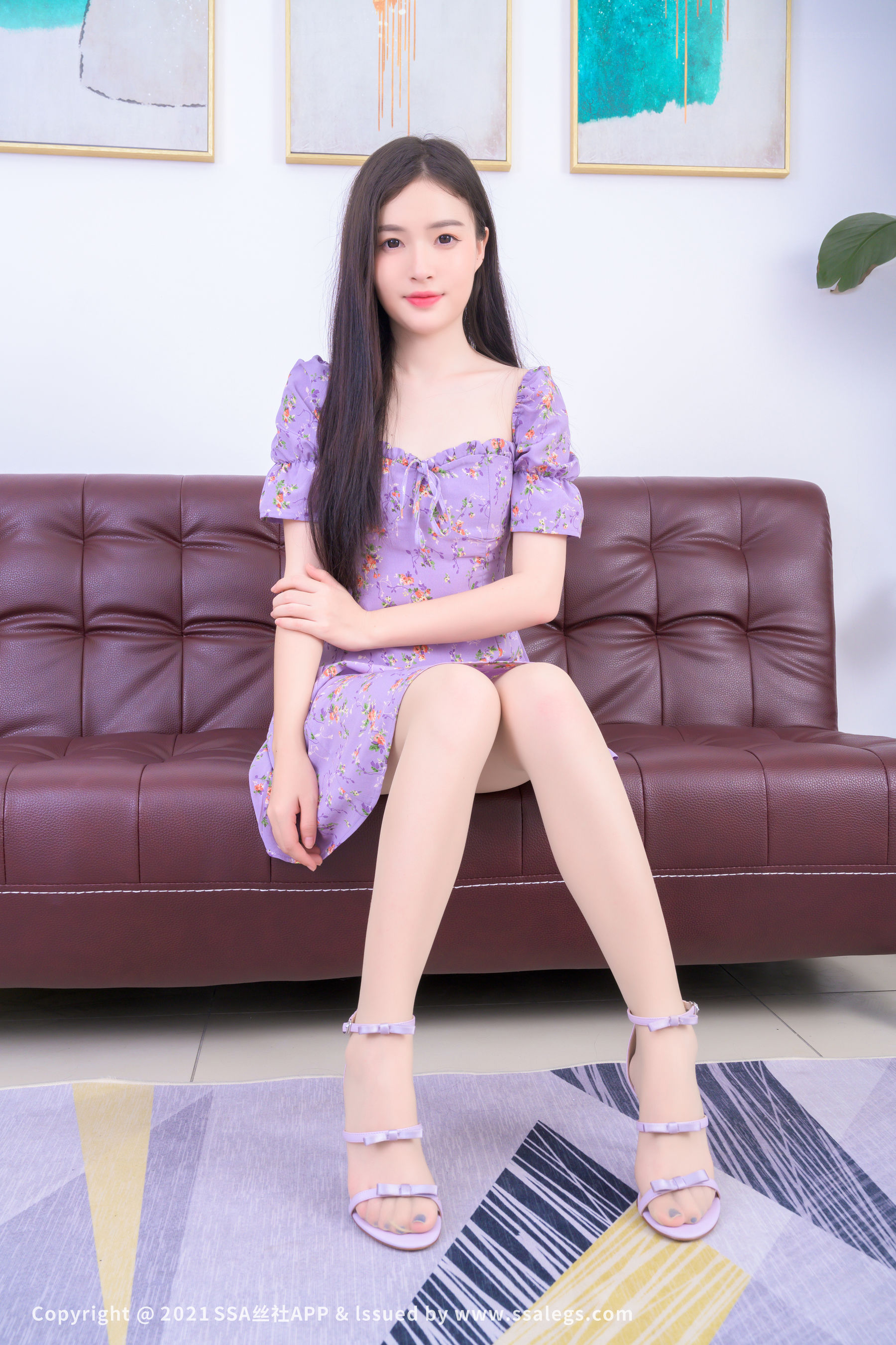 [SSA丝社]超清写真 No.734 木子 模特木子的肉丝袜美脚（上） - 图片04
