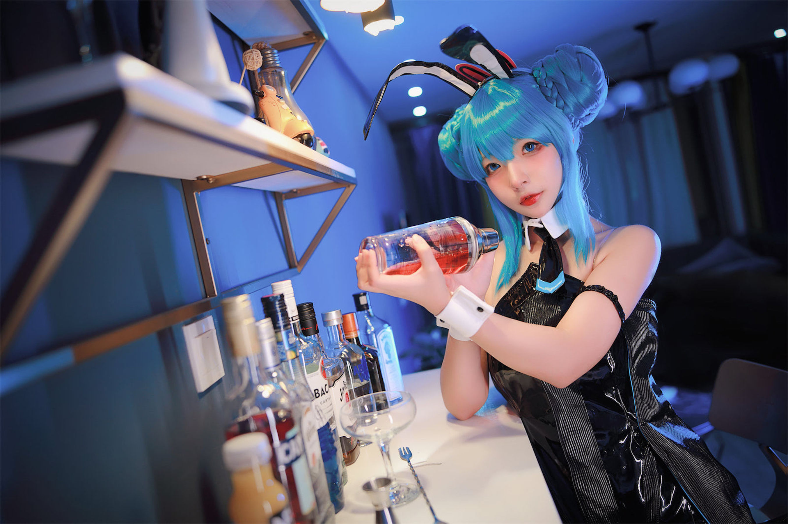 [福利COS] yuuhui玉汇 - 初音黑兔