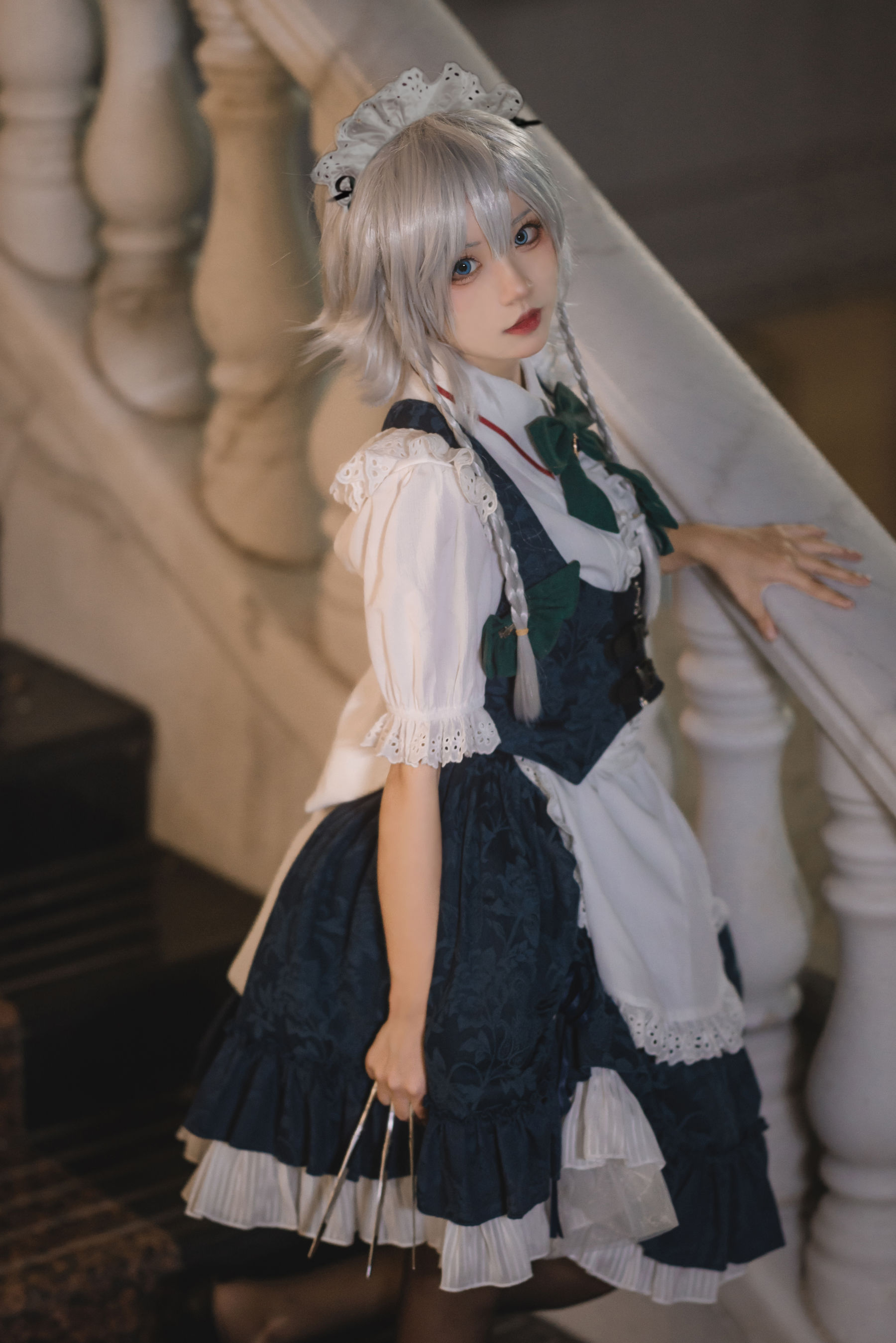 [福利COS] 花柒Hana - 星雨咲夜女仆
