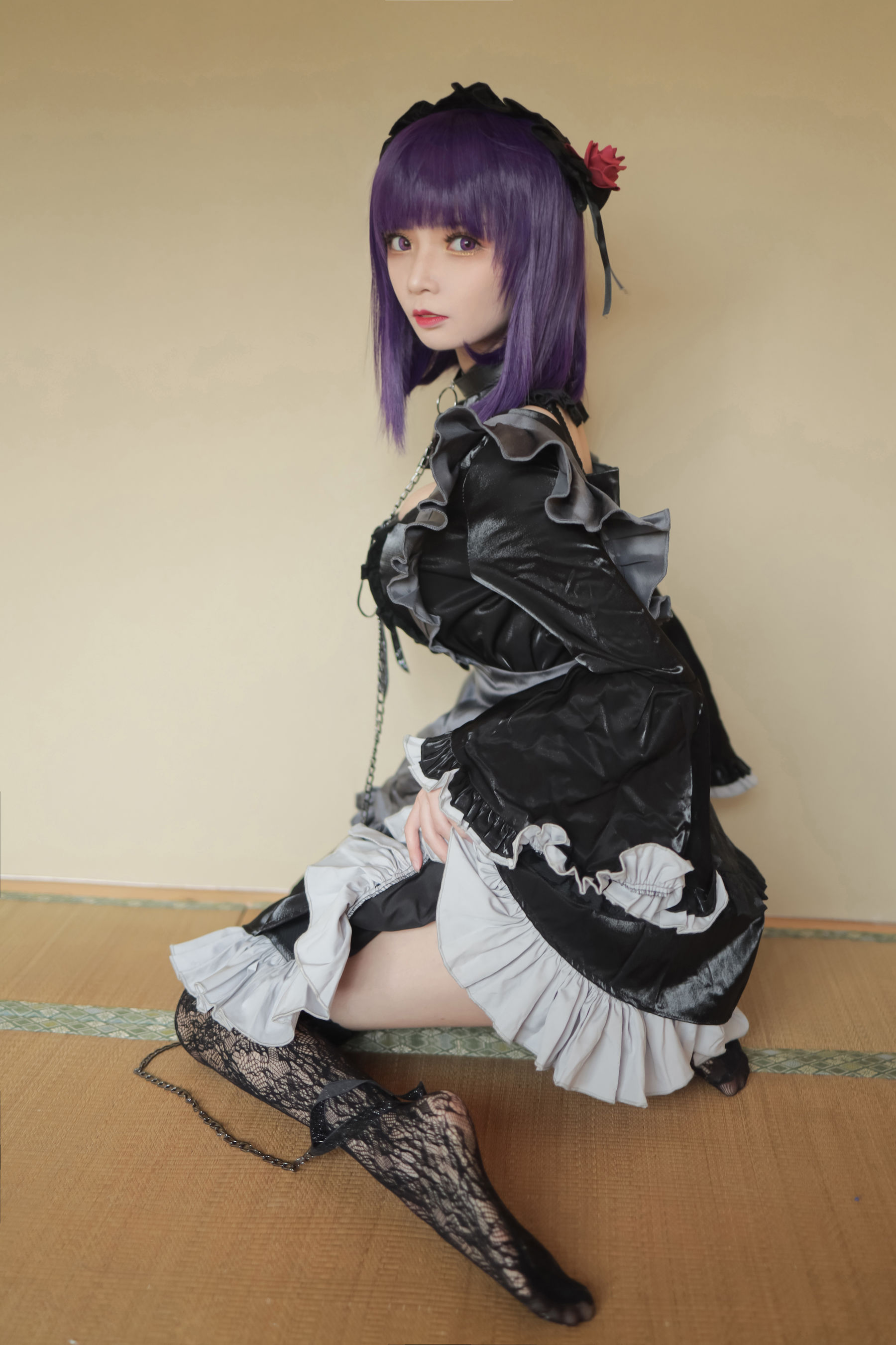 [福利COS] 动漫博主爱老师_PhD - 喜多川海梦 洛丽塔