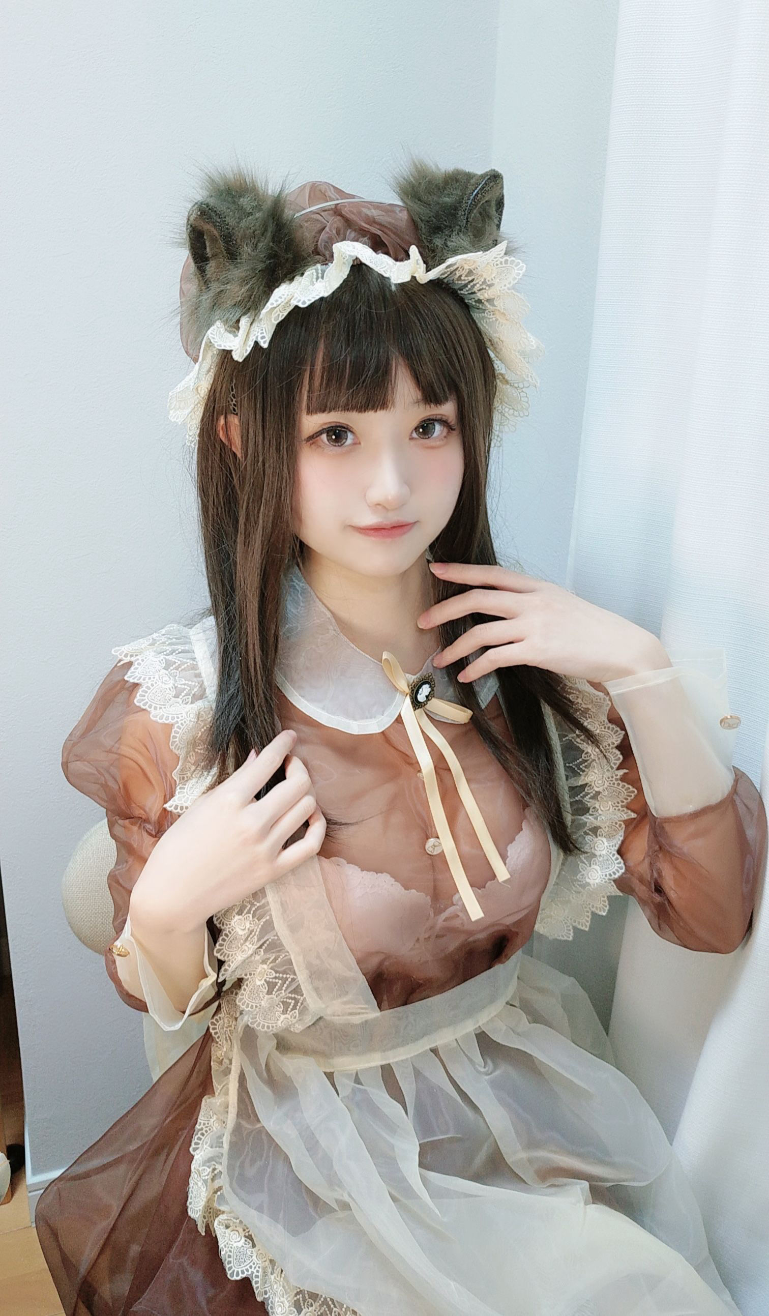 [福利COS] 千阳(ちよ) - 长裙仆