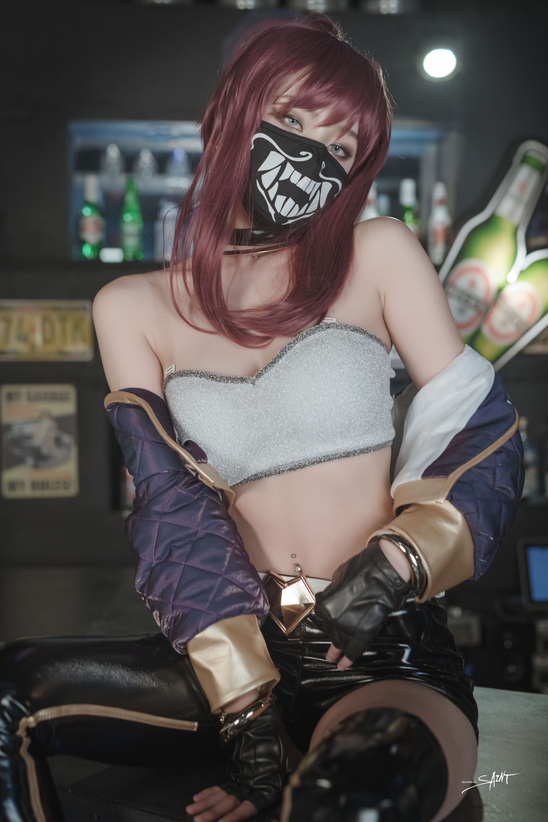 [saintphotolife]  Yuna - Yuna's Cos Vol.04 KDA Akali & Nier Automata
