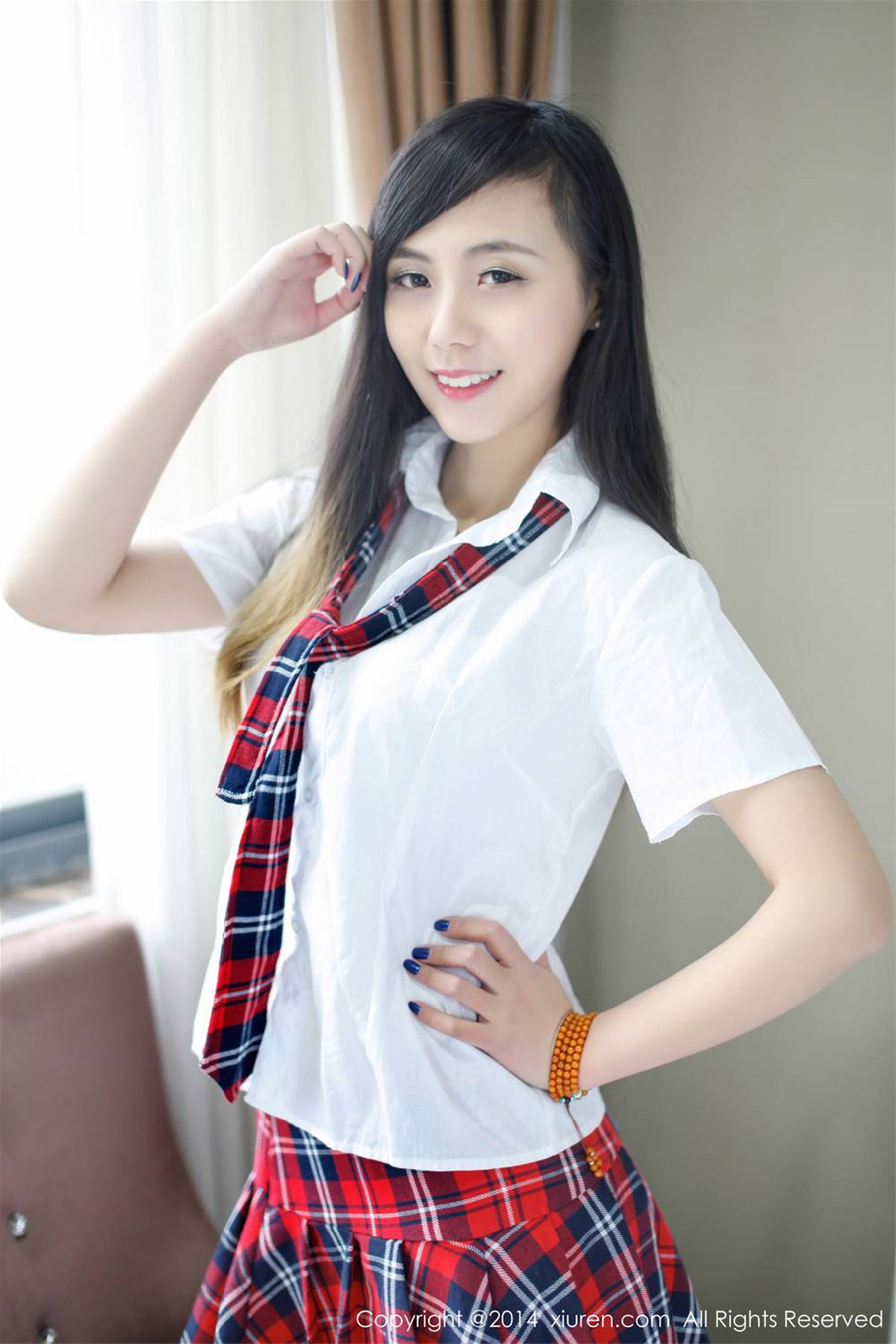 甜美新人模特：谢忱倬 [秀人网XiuRen] No.254 