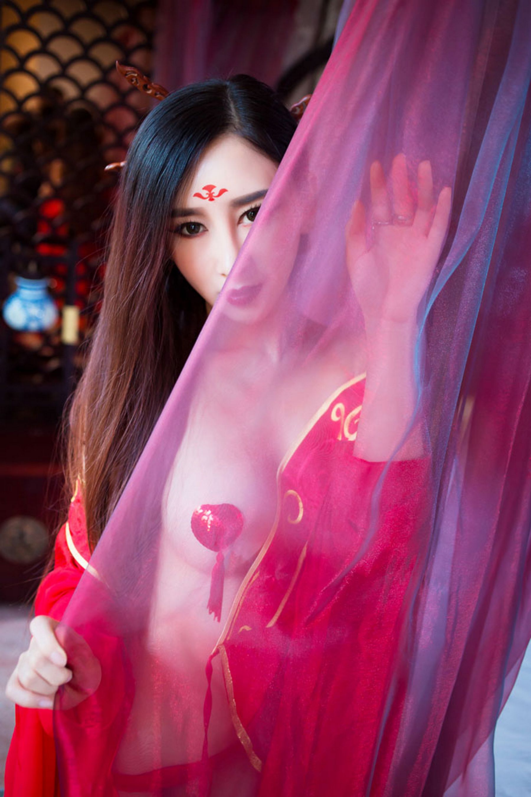 邹晶晶《花千骨 ? 魔化》COS [秀人网XiuRen] No.382 