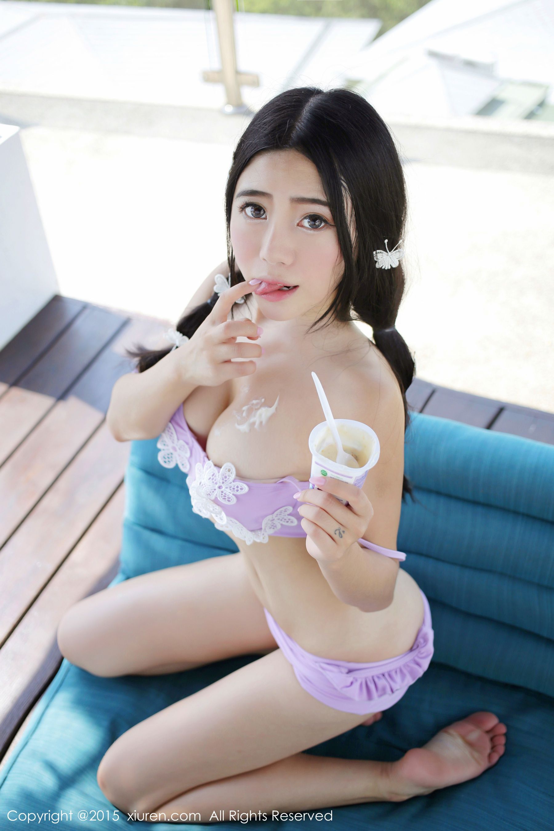 兜豆靓Youlina《苏梅旅拍》比基尼+COS猫女 [秀人网XiuRen] No.445 