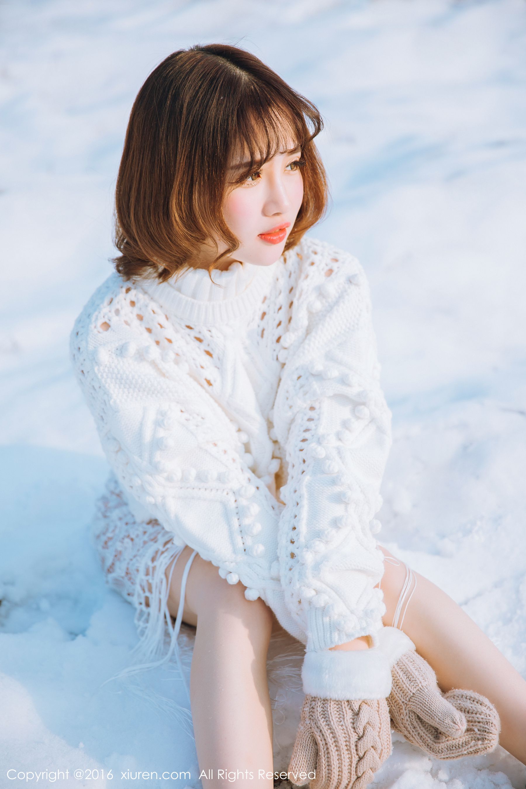 徐cake《新春雪景套图》 [秀人网XiuRen] No.484