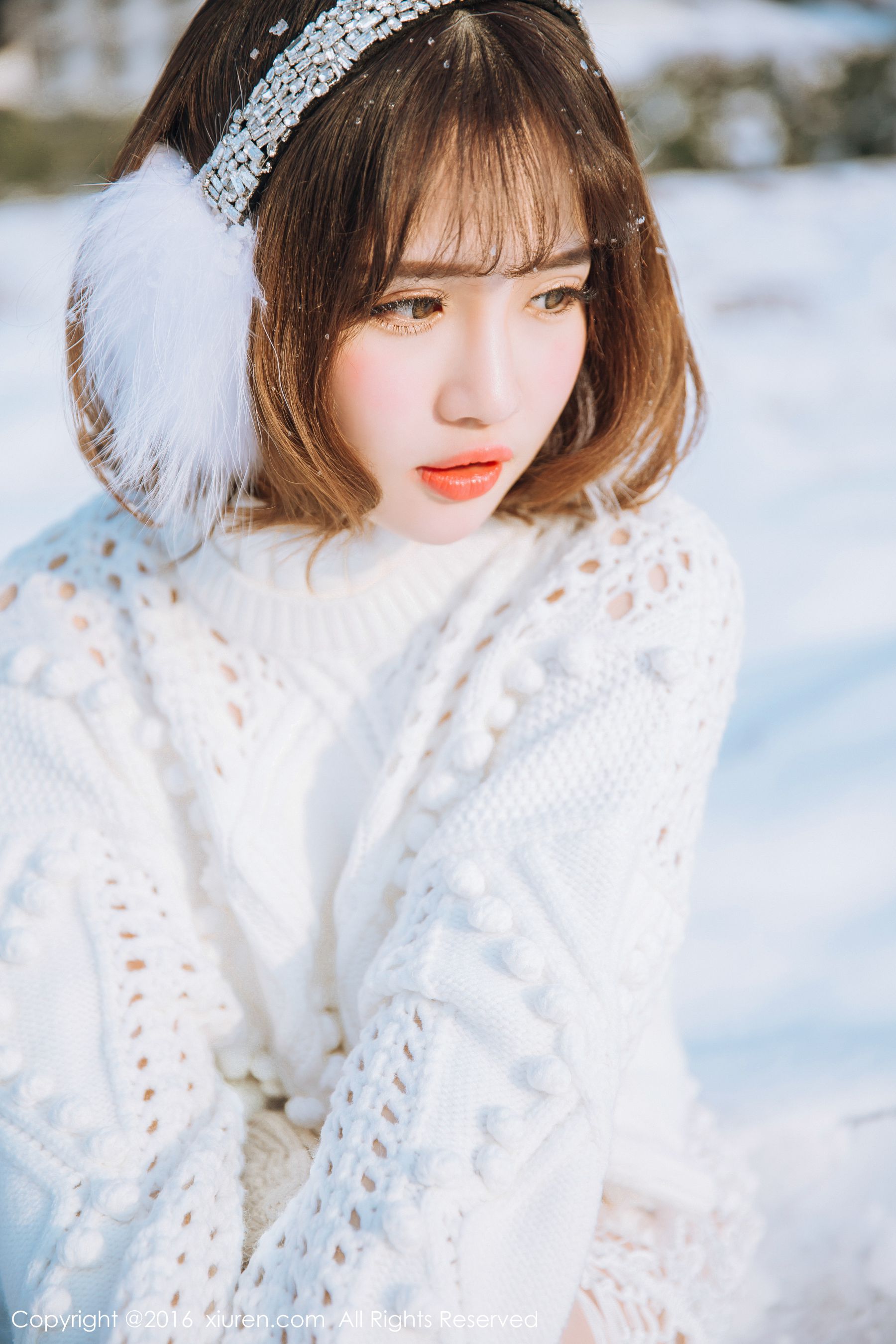 徐cake《新春雪景套图》 [秀人网XiuRen] No.484 