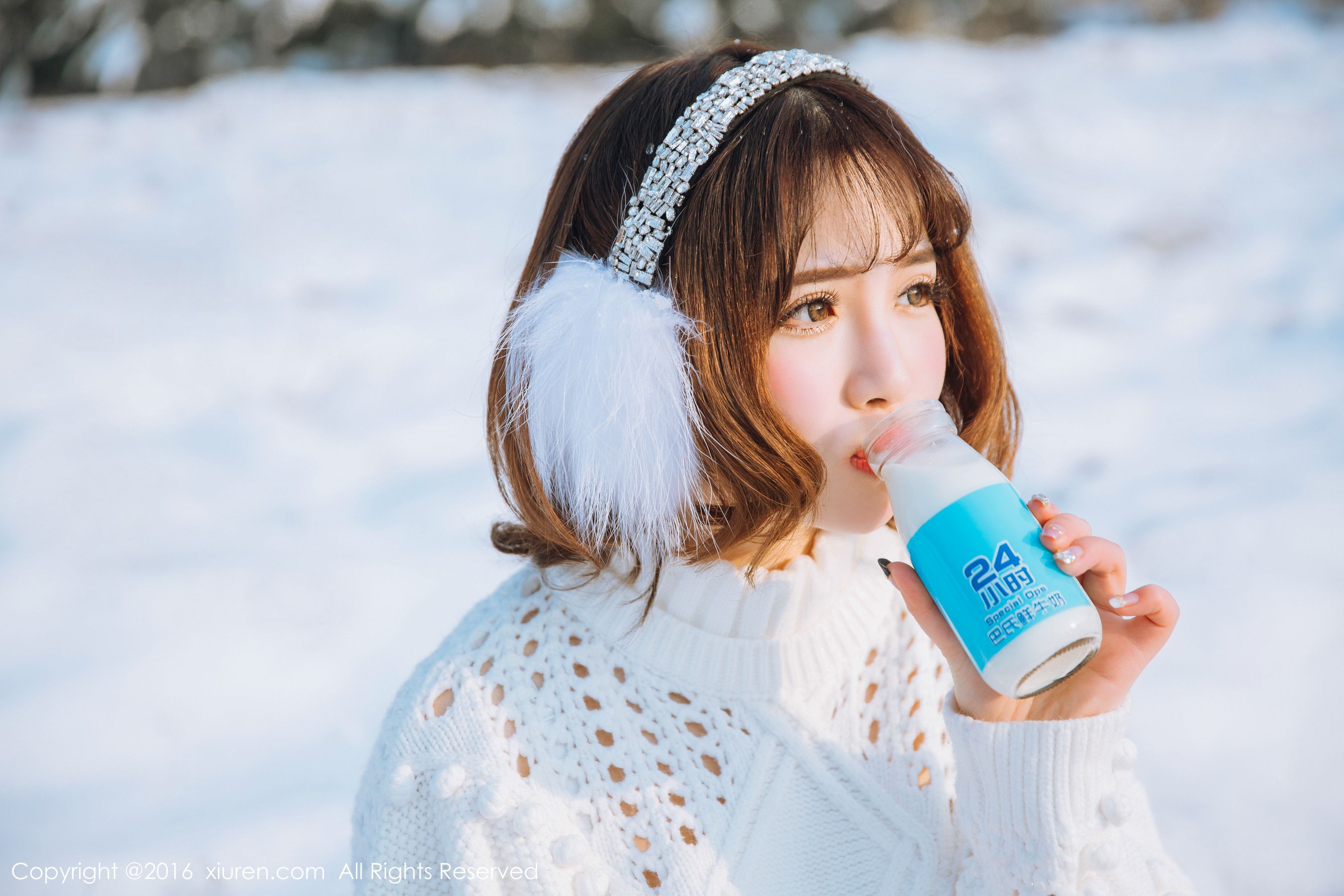 徐cake《新春雪景套图》 [秀人网XiuRen] No.484 