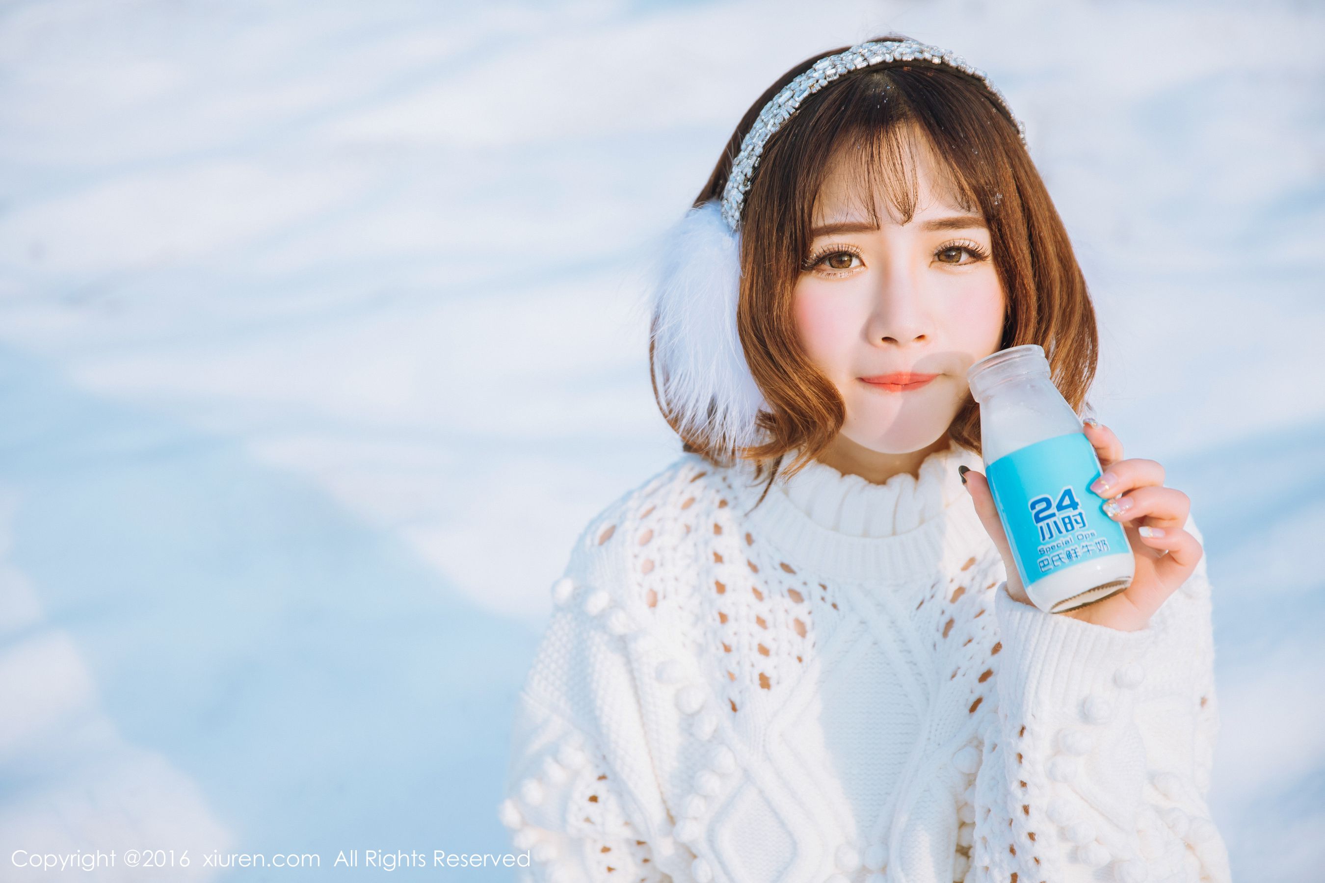 徐cake《新春雪景套图》 [秀人网XiuRen] No.484 