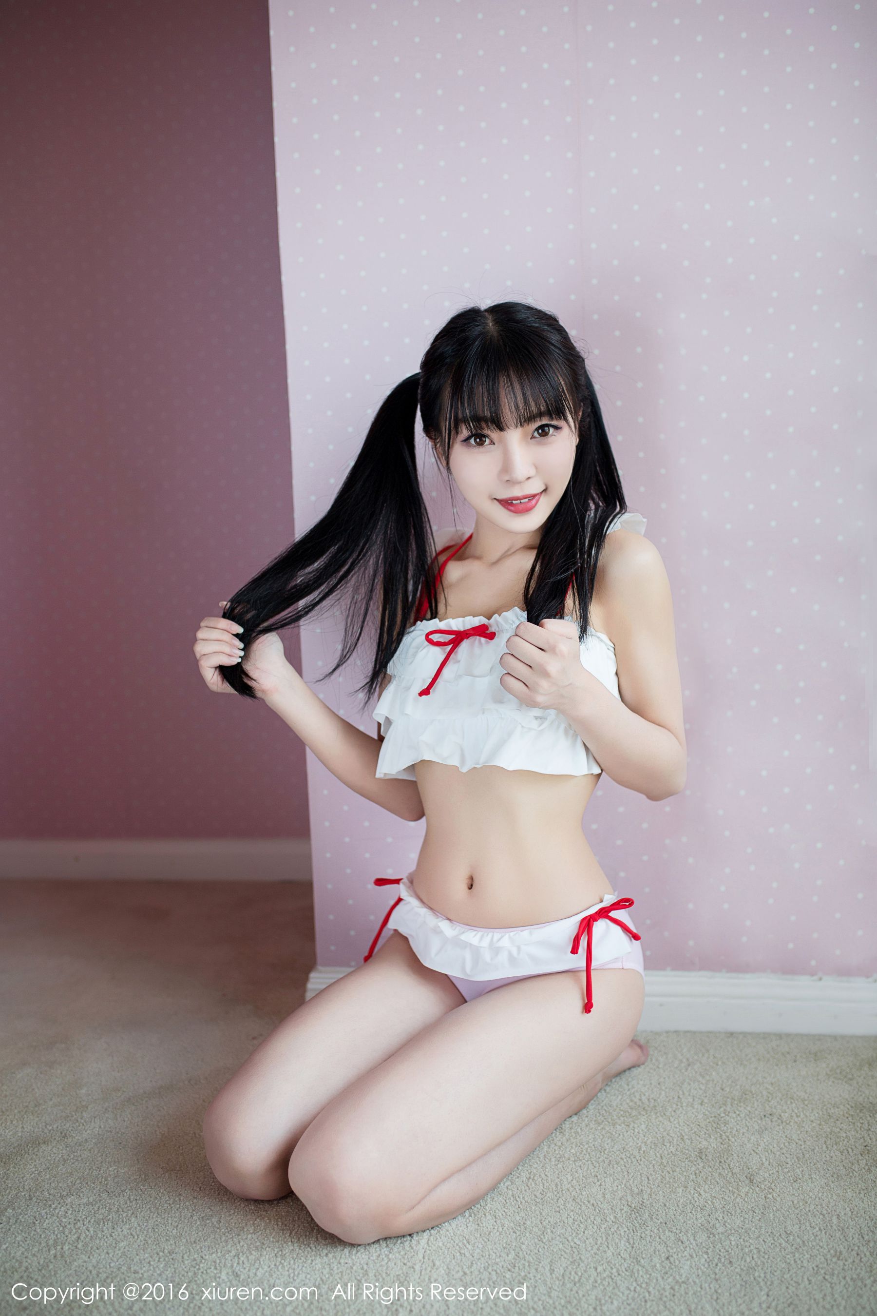Mio莉莉《丝粉色的初恋》 [秀人网XiuRen] No.552 